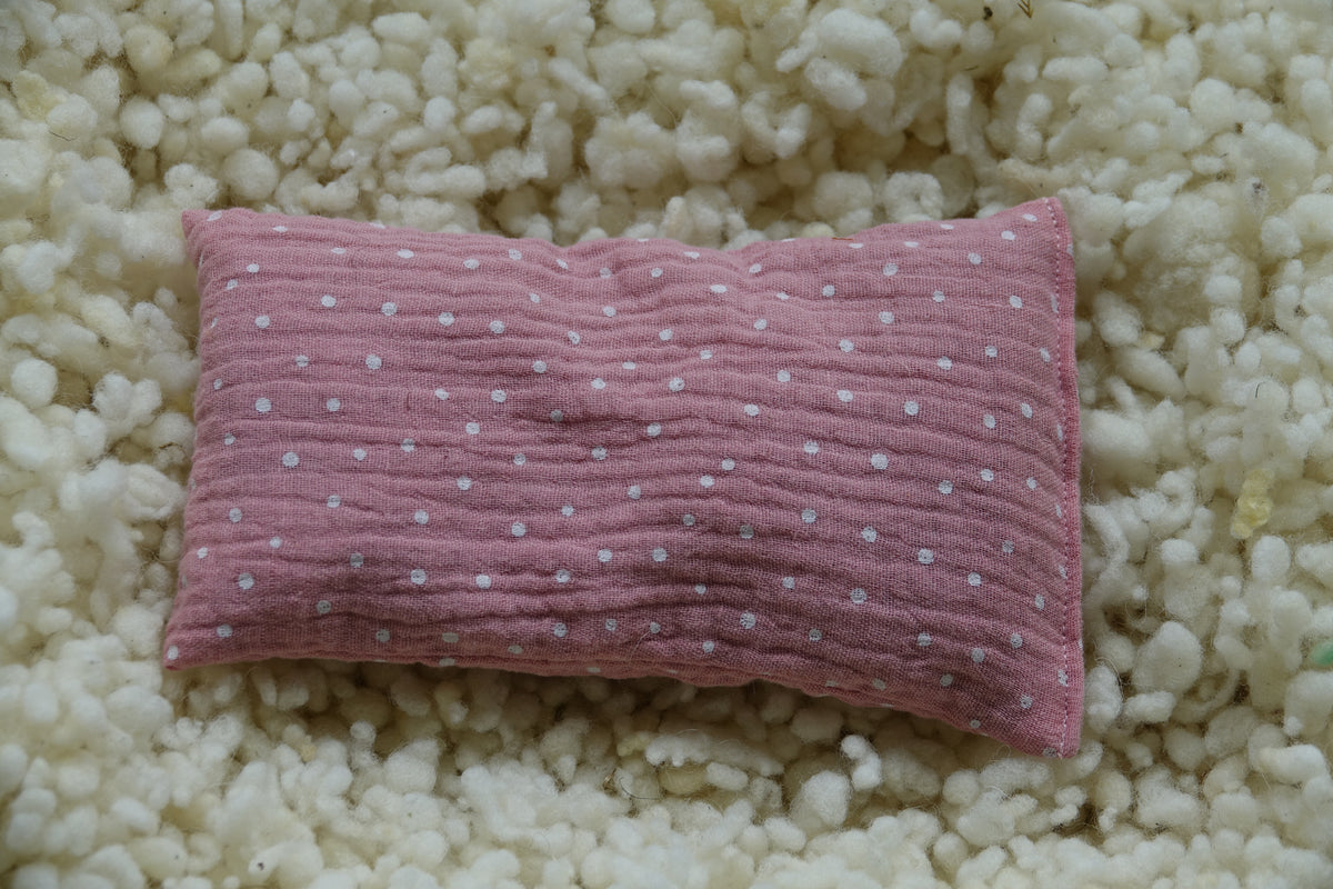 Wollreich Erdbeerkernkissen