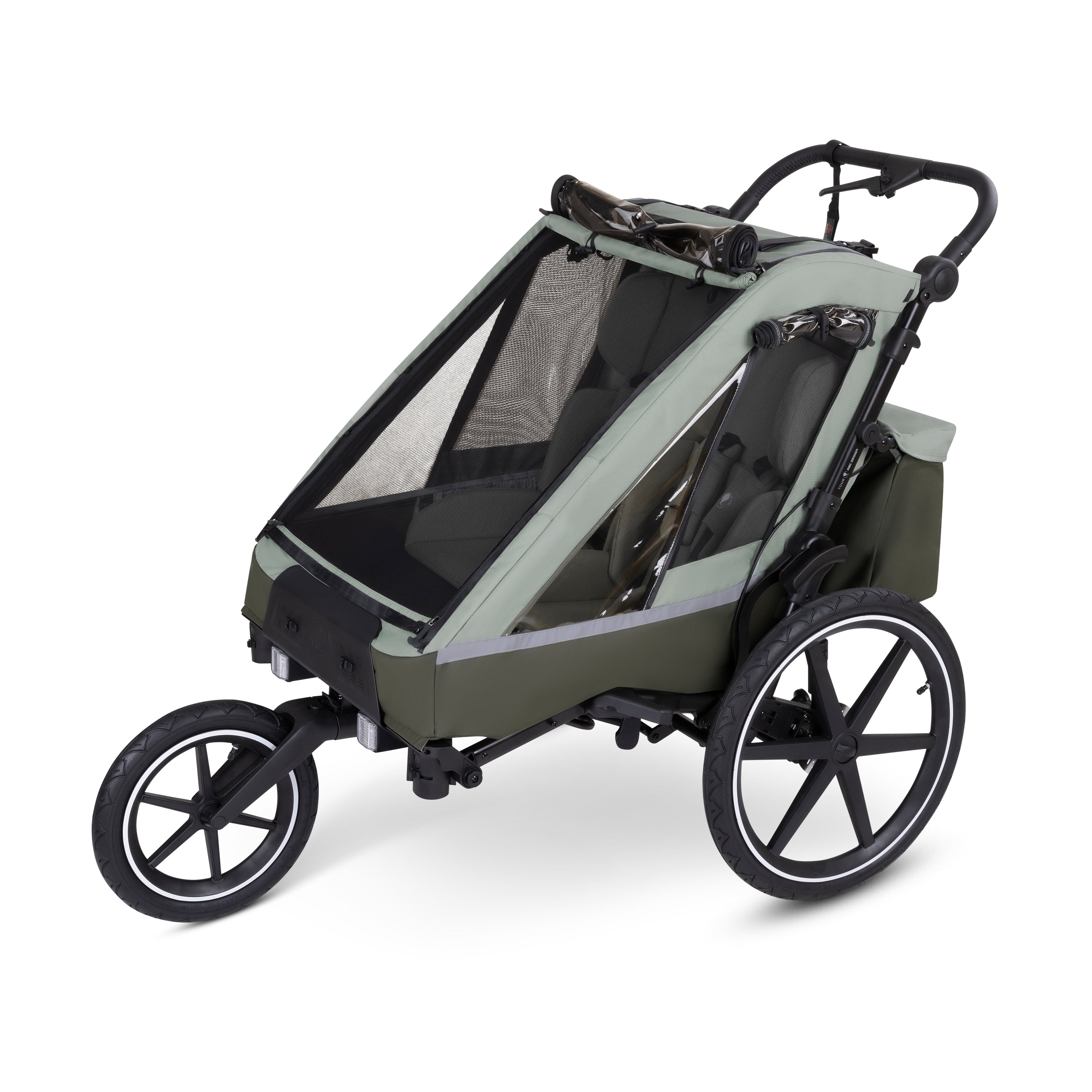 ABC Design Fahrradanhänger Tour 2025 olive *SALE*