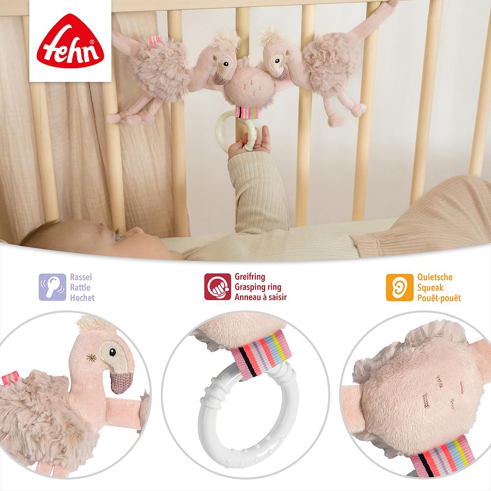 Fehn Kinderwagenkette Flamingo