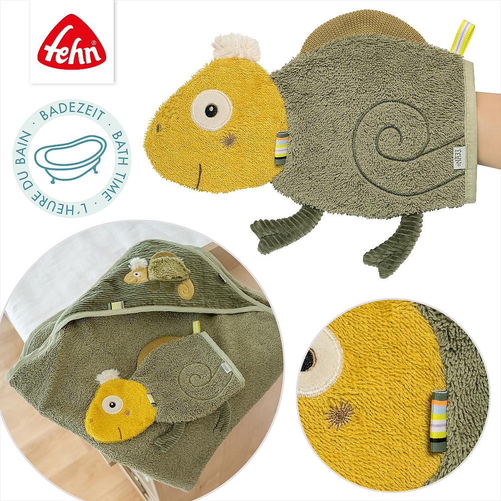 Fehn Waschhandschuh Chamäleon