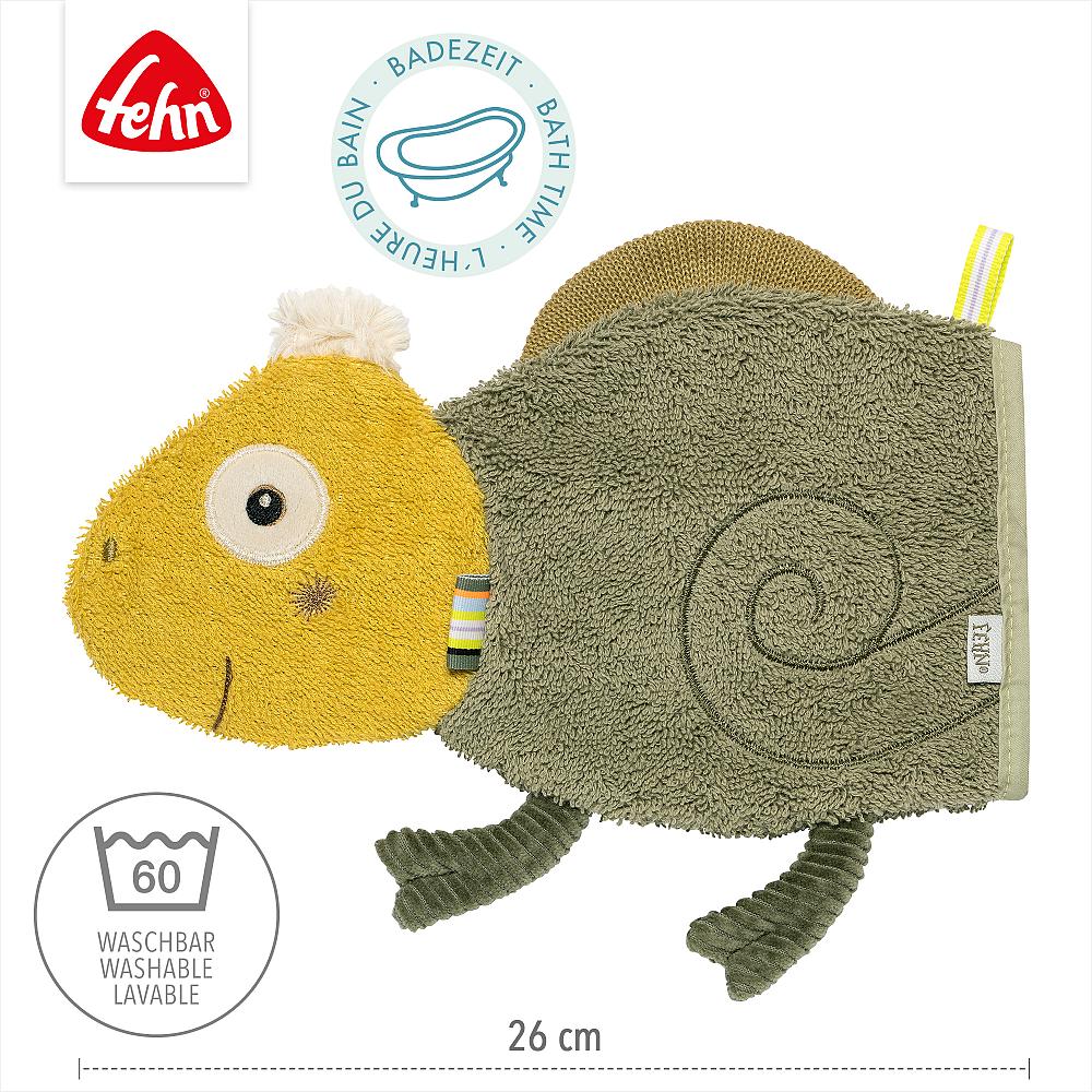 Fehn Waschhandschuh Chamäleon