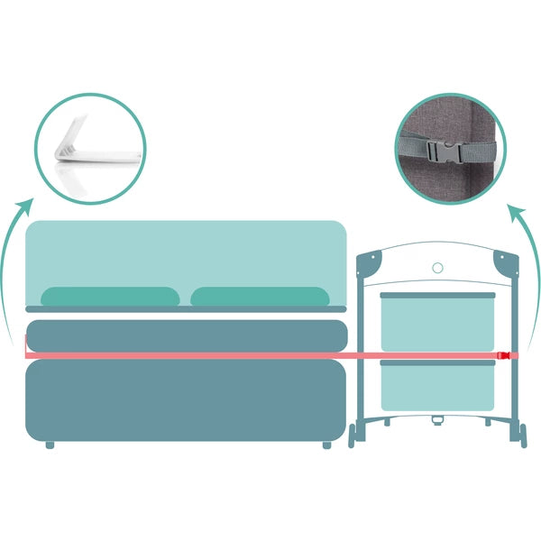 Fillikid Reisebeistellbett Porto