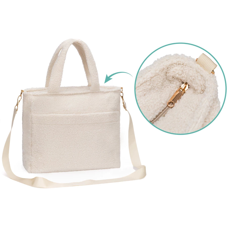 Fillikid Wickeltasche Teddy big beige