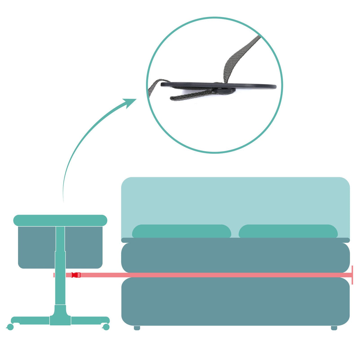 Fillikid Beistellbett Air