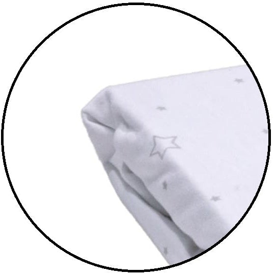 Fixleintuch für Kinderwagenmatratze 35 x 80 cm