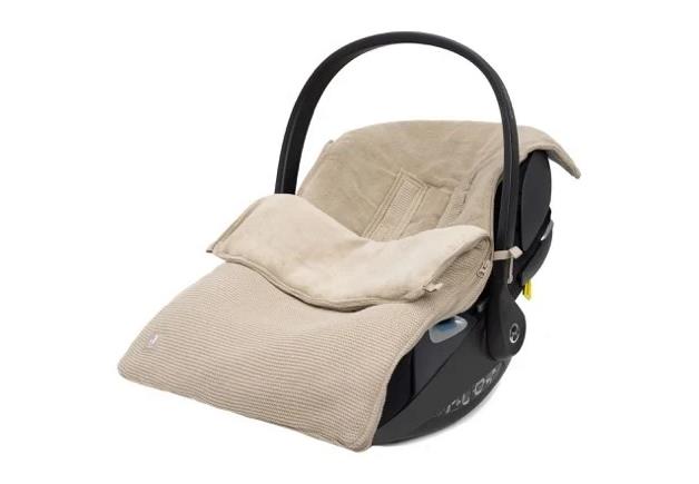 Jollein Fusssack Gruppe 0+ 3/5 punkte Basic knit beige