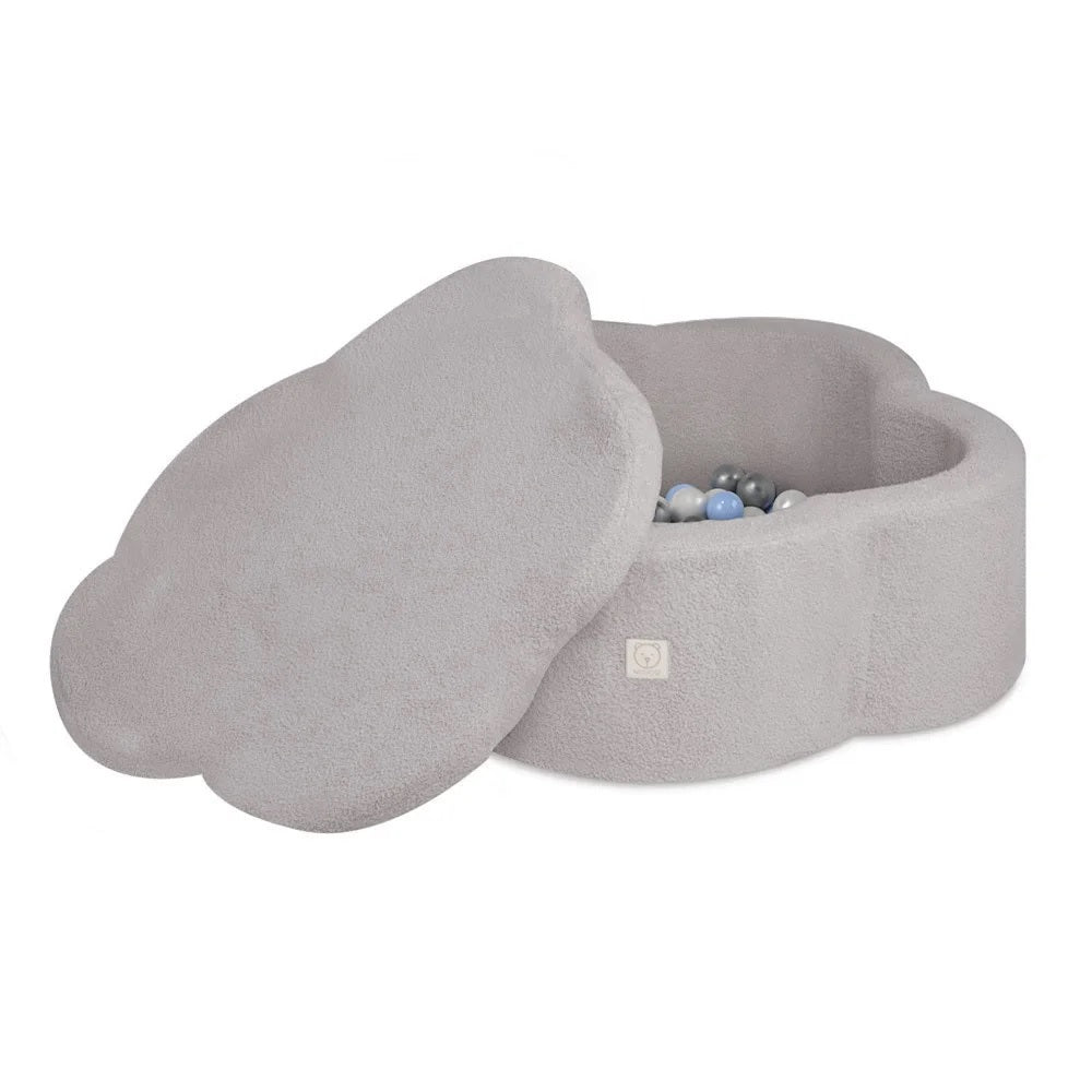 "Dry Flower Pool" Bällebad - 95 x 30 - Lammfell + 200 Bälle