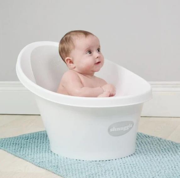 Shnuggle Badewanne mit Abfluss