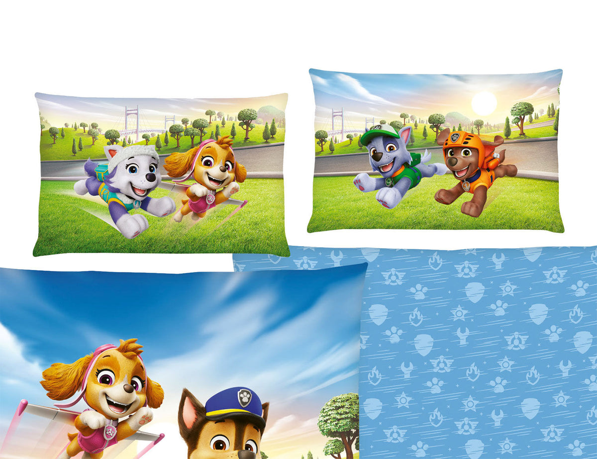 Herding Jugendbettwäsche CH-Grösse 160x210cm / 65x100cm Paw Patrol