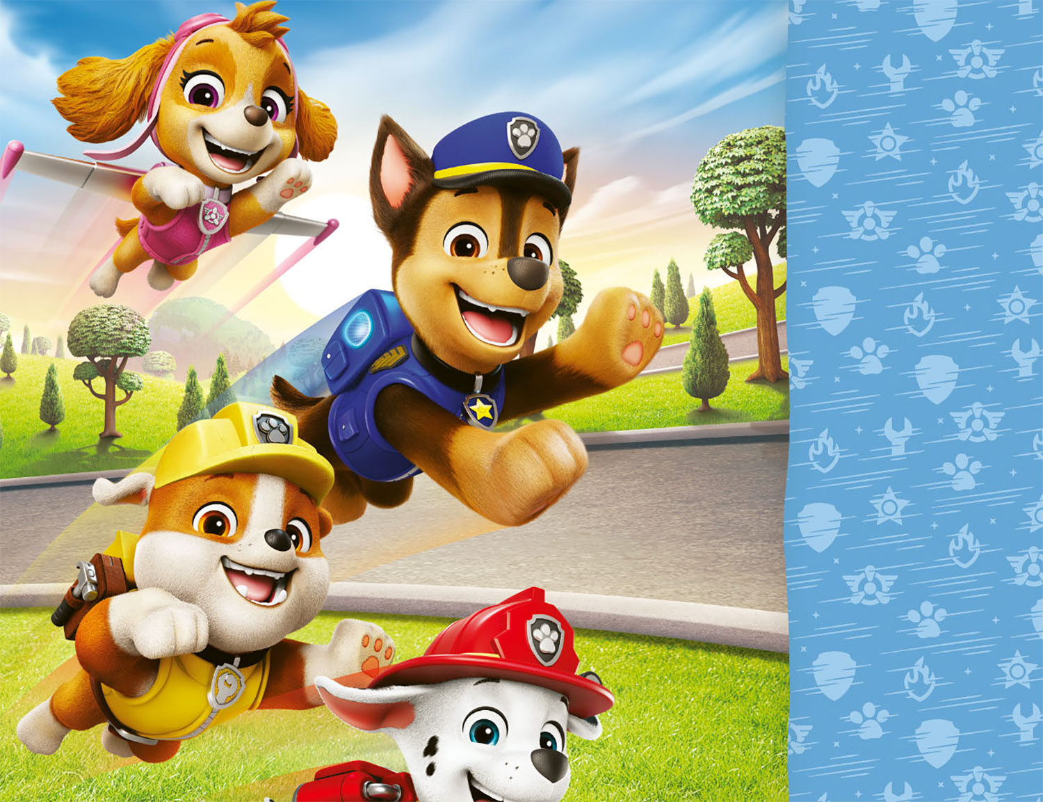 Herding Jugendbettwäsche CH-Grösse 160x210cm / 65x100cm Paw Patrol