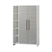 Schardt Eco Silber Kleiderschrank 2-türig