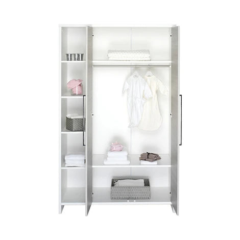 Schardt Eco Silber Kleiderschrank 2-türig