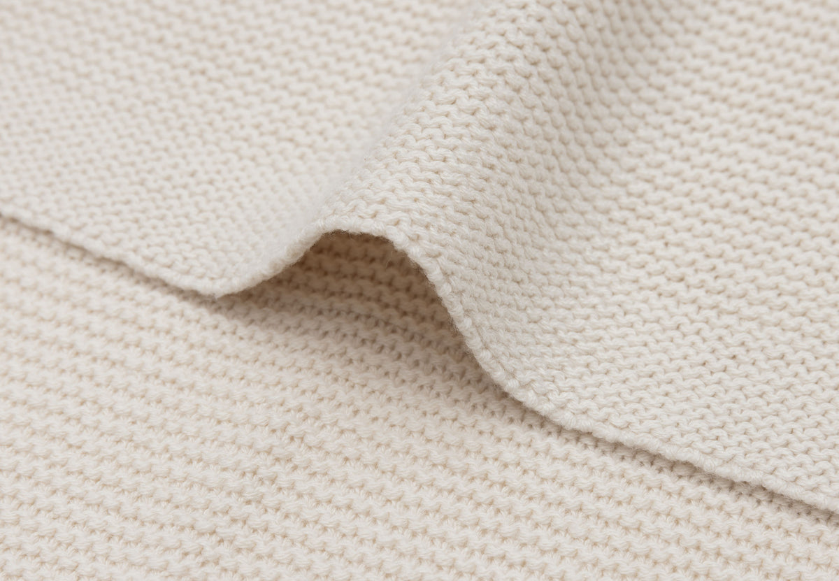 Jollein Kinderdecke 100 x 150 Basic Knit Oatmeal
