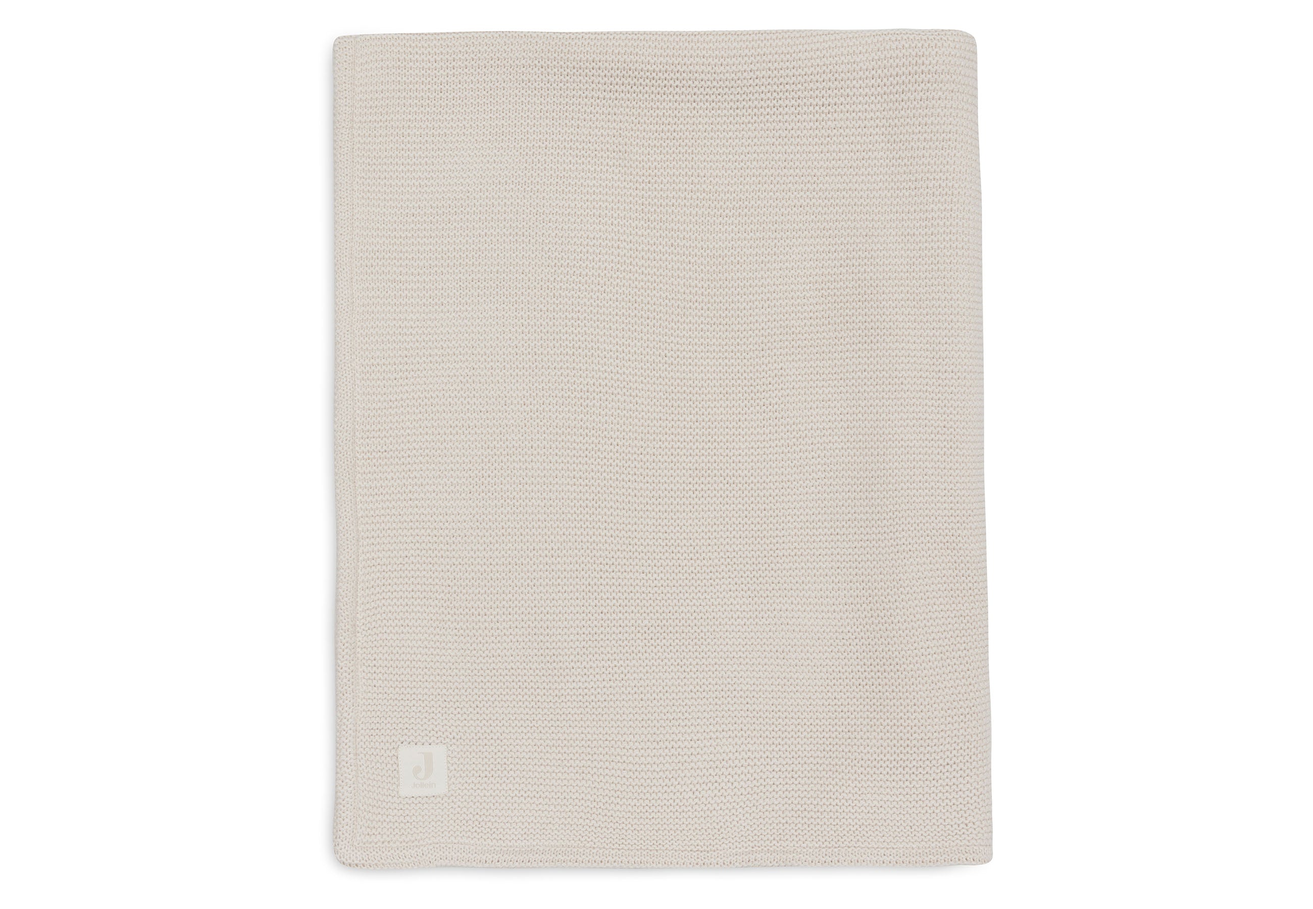 Jollein Babydecke 75 x 100 Basic Knit oatmeal/velvet