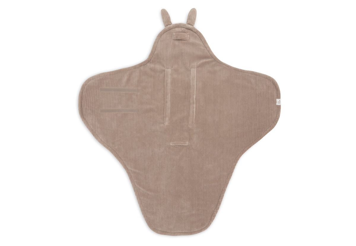Jollein Einschlagdecke für Babyschale Cloudy Rib