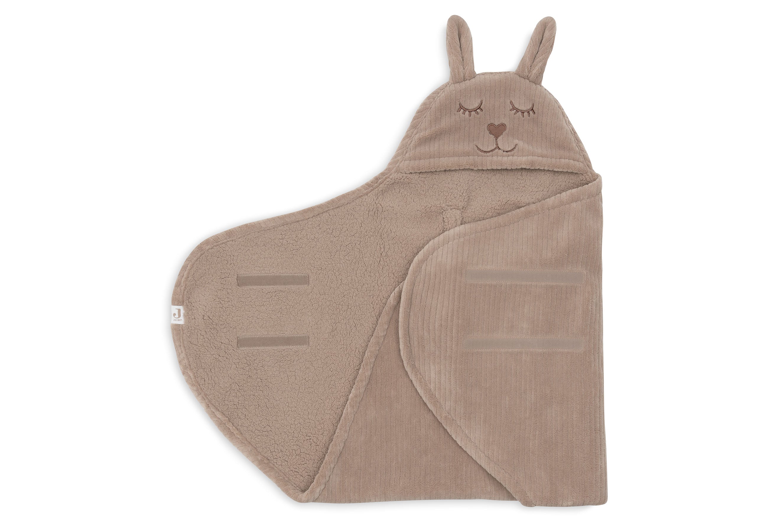 Jollein Einschlagdecke für Babyschale Cloudy Rib