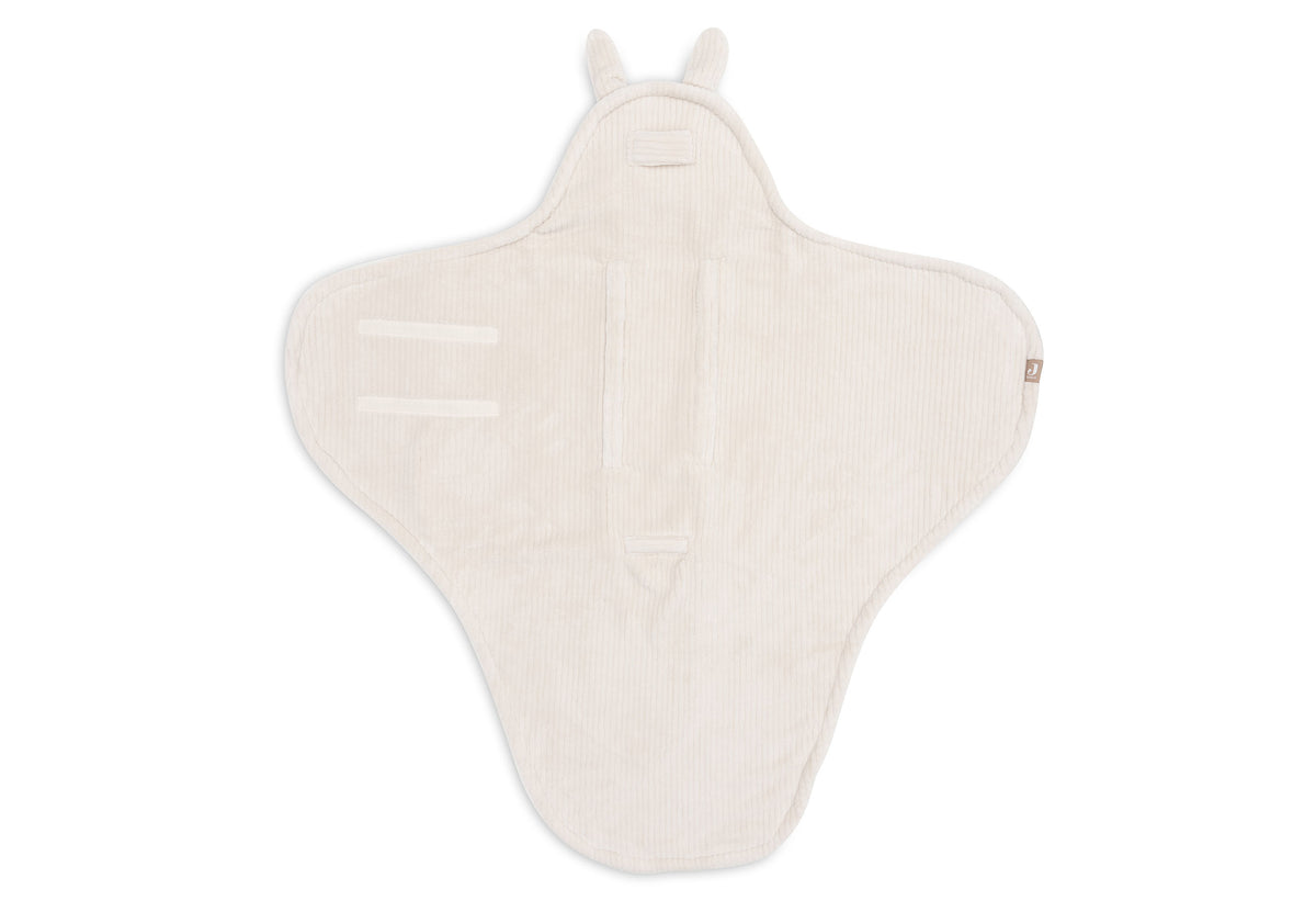 Jollein Einschlagdecke für Babyschale Cloudy Rib