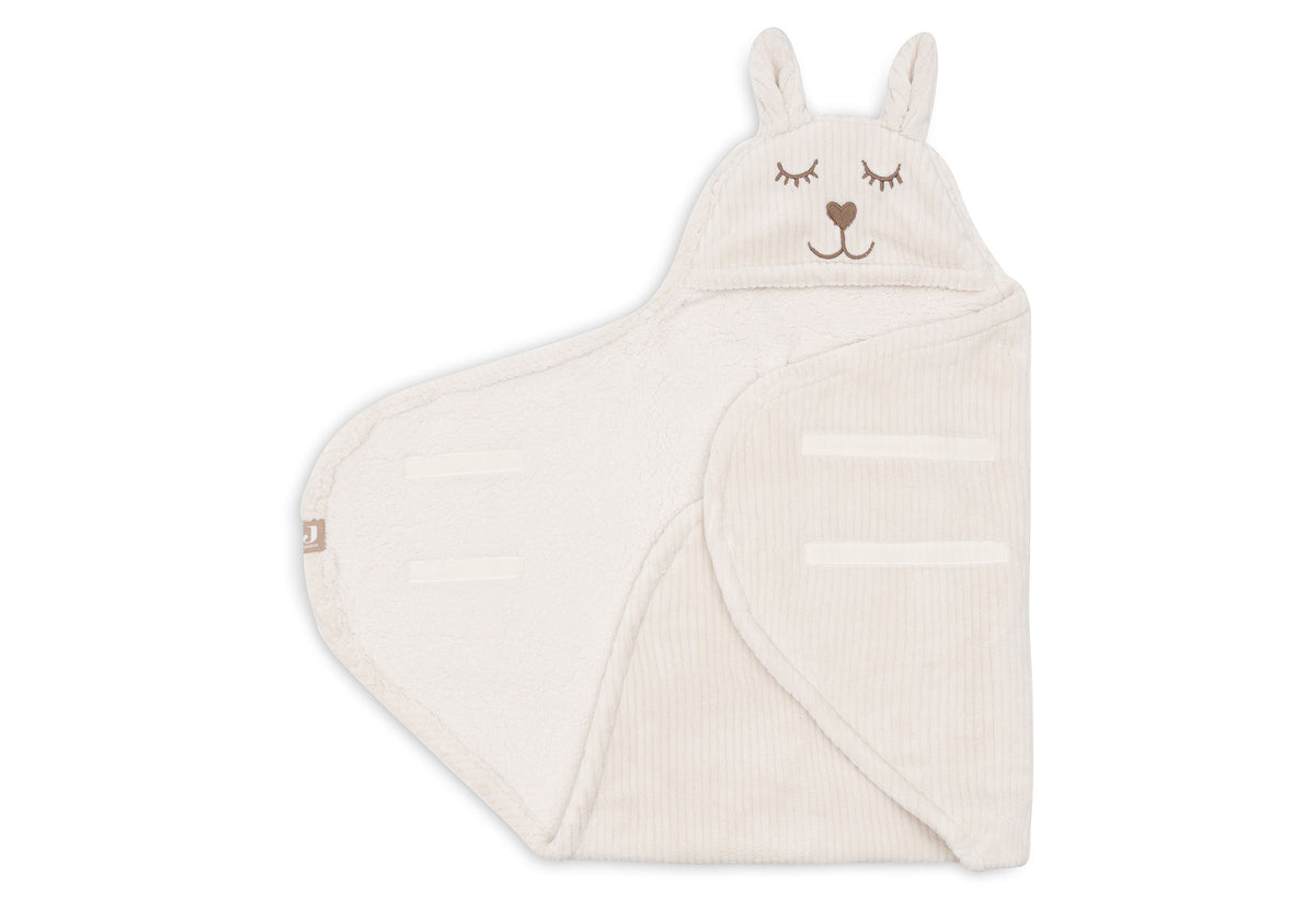 Jollein Einschlagdecke für Babyschale Cloudy Rib