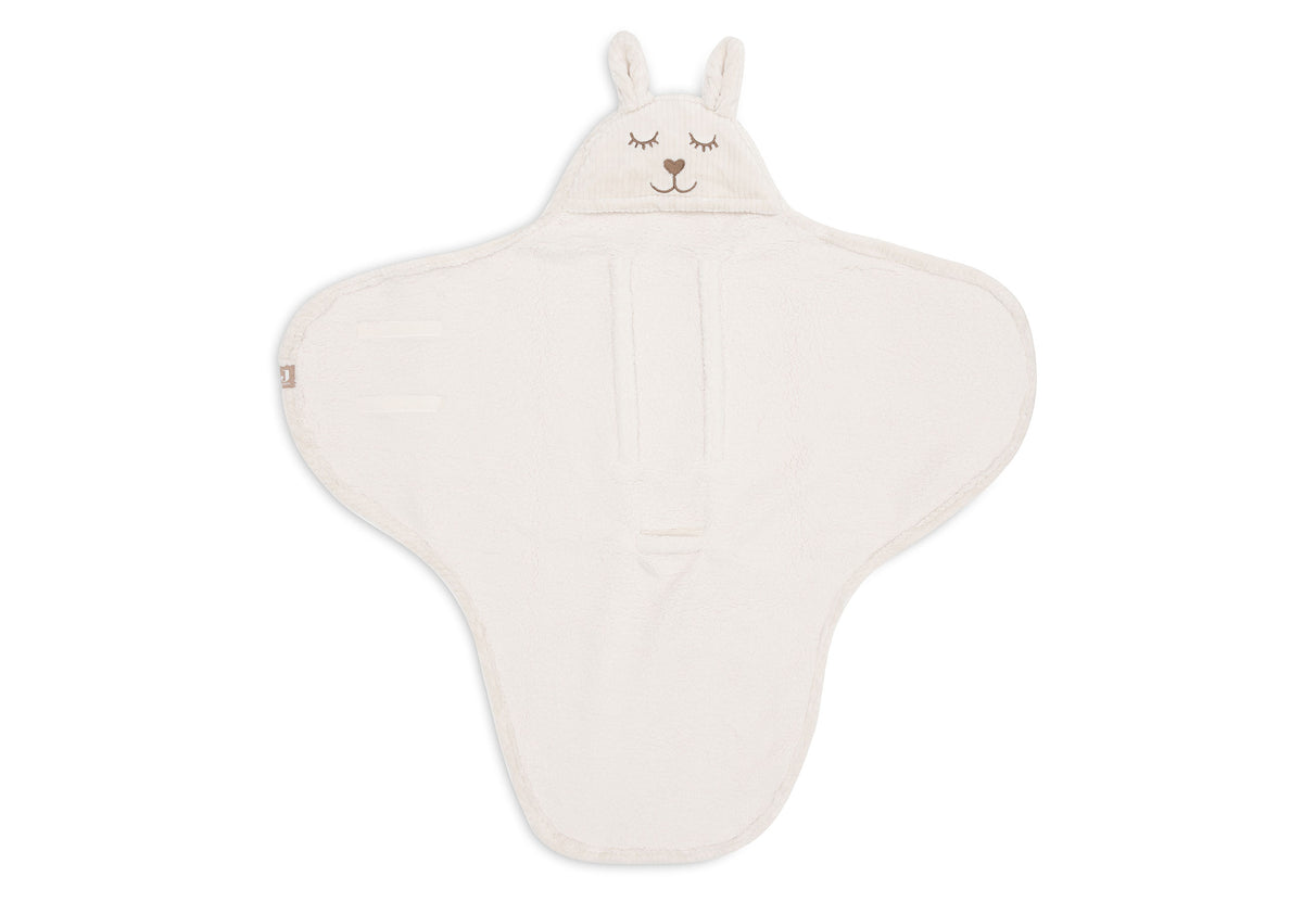 Jollein Einschlagdecke für Babyschale Cloudy Rib