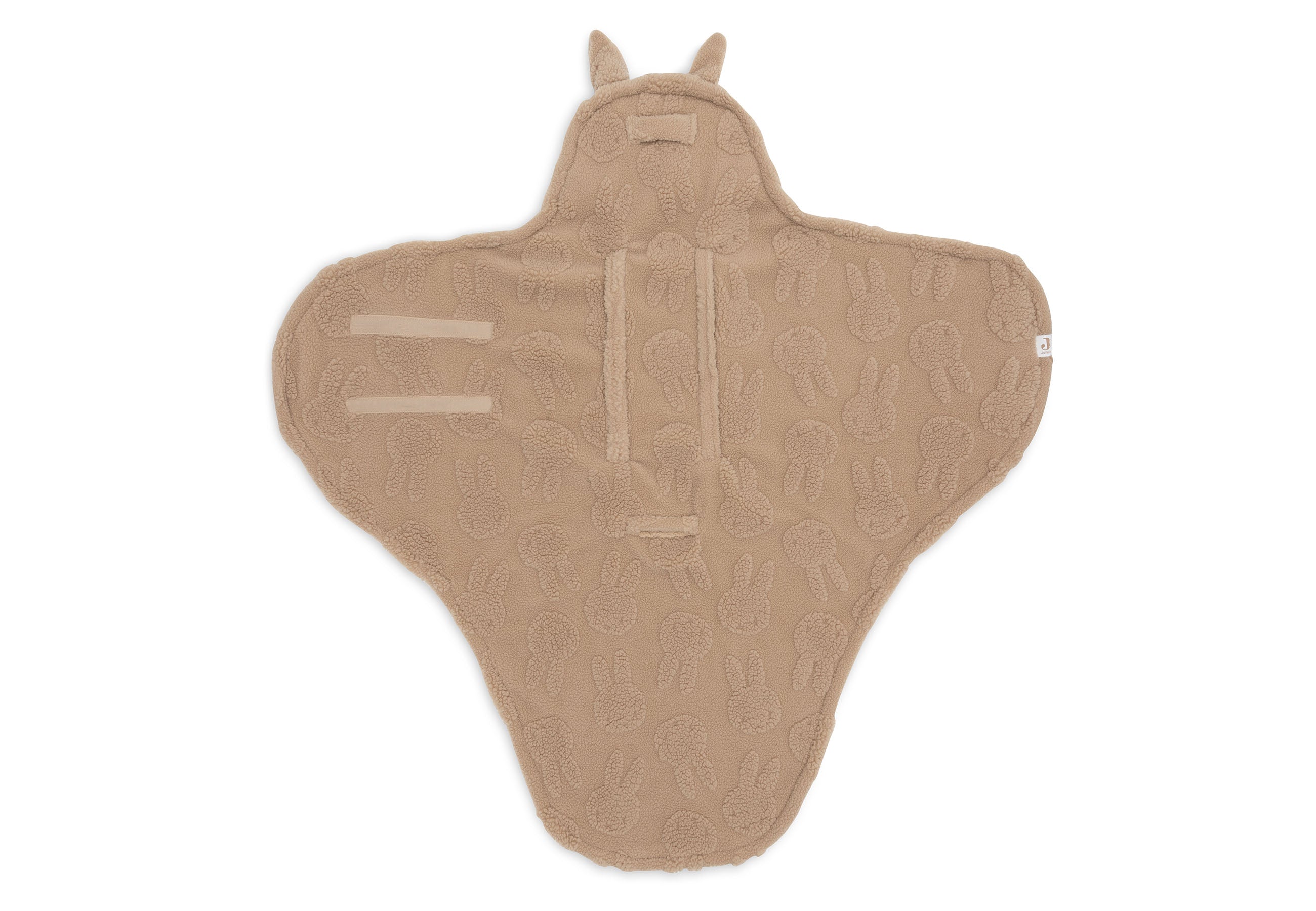Jollein Einschlagdecke für Babyschale Jacquard Teddy