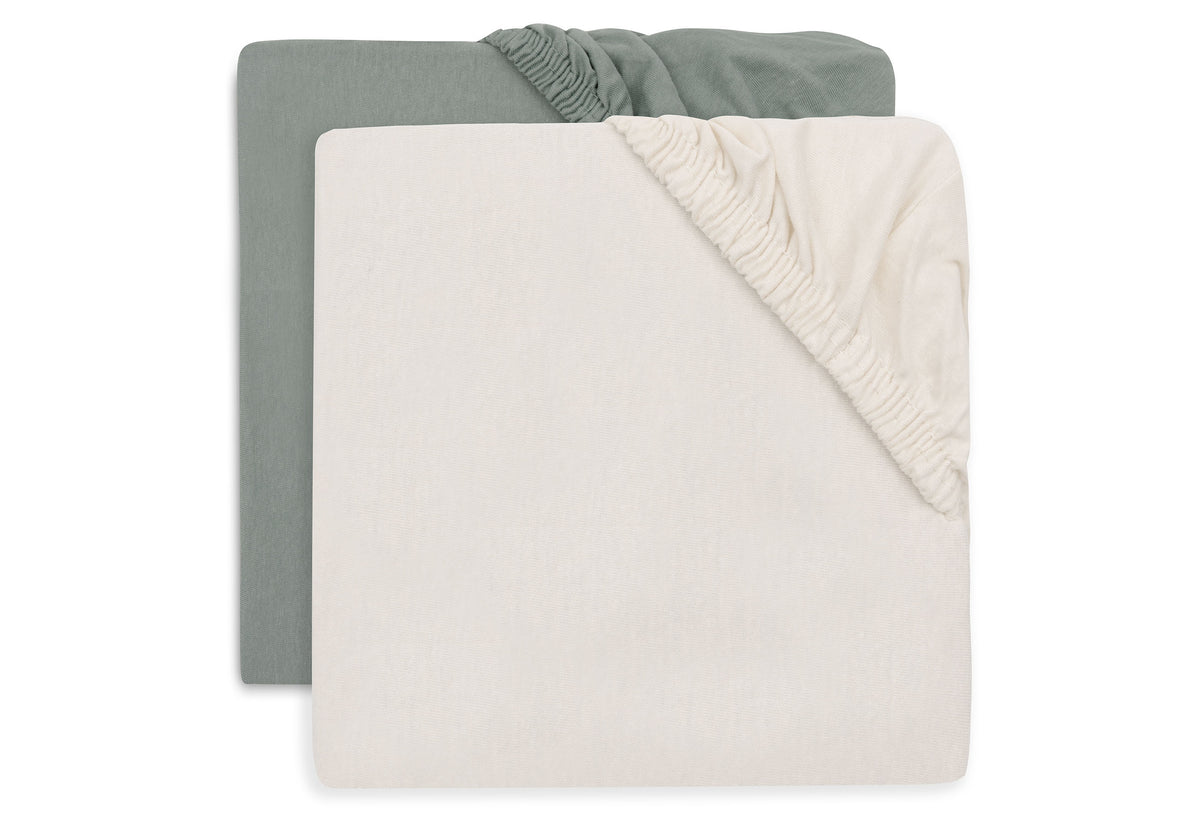 Jollein Jersey Spannbettlaken 60 x 120cm Doppelpack