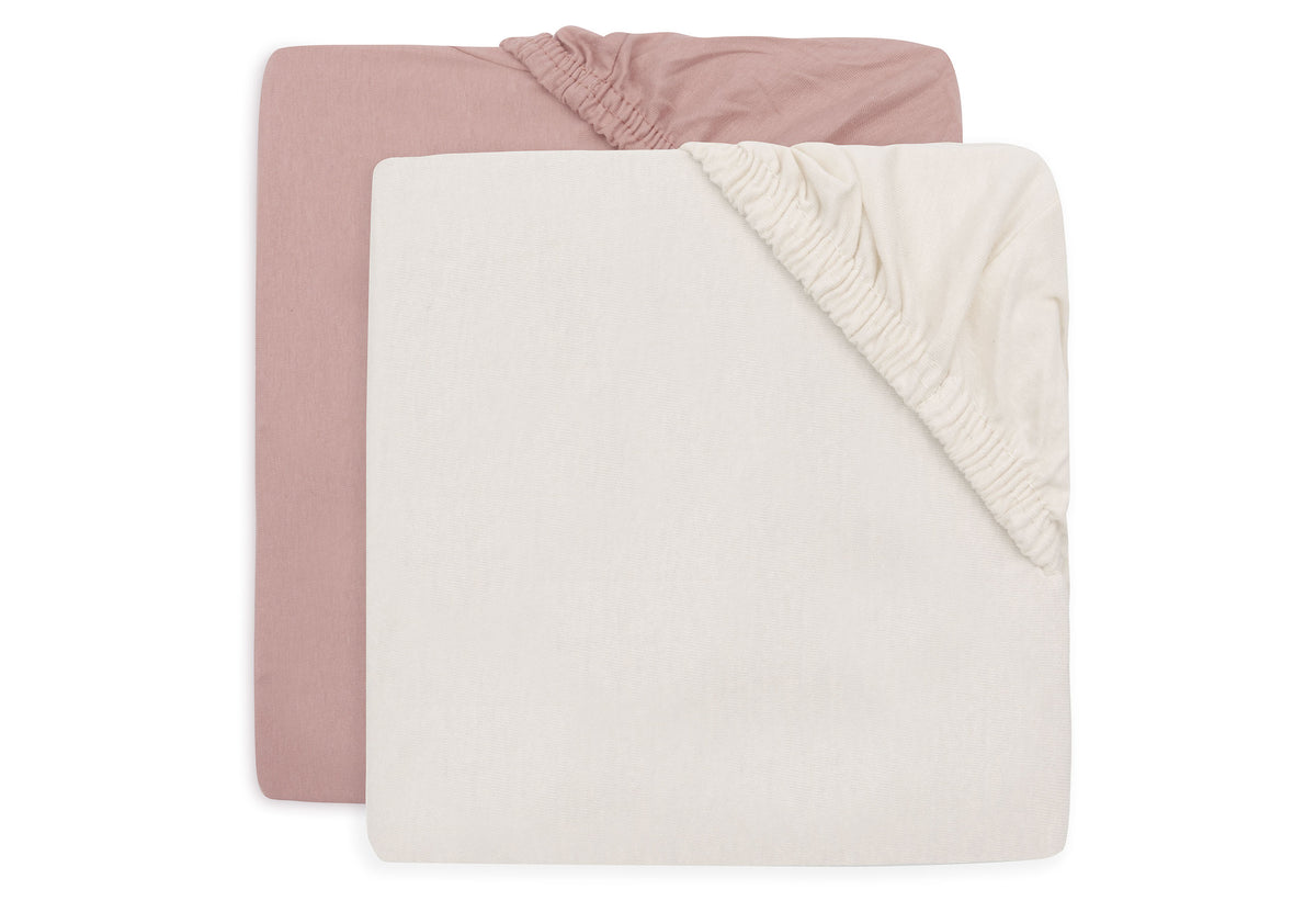 Jollein Jersey Spannbettlaken 60 x 120cm Doppelpack