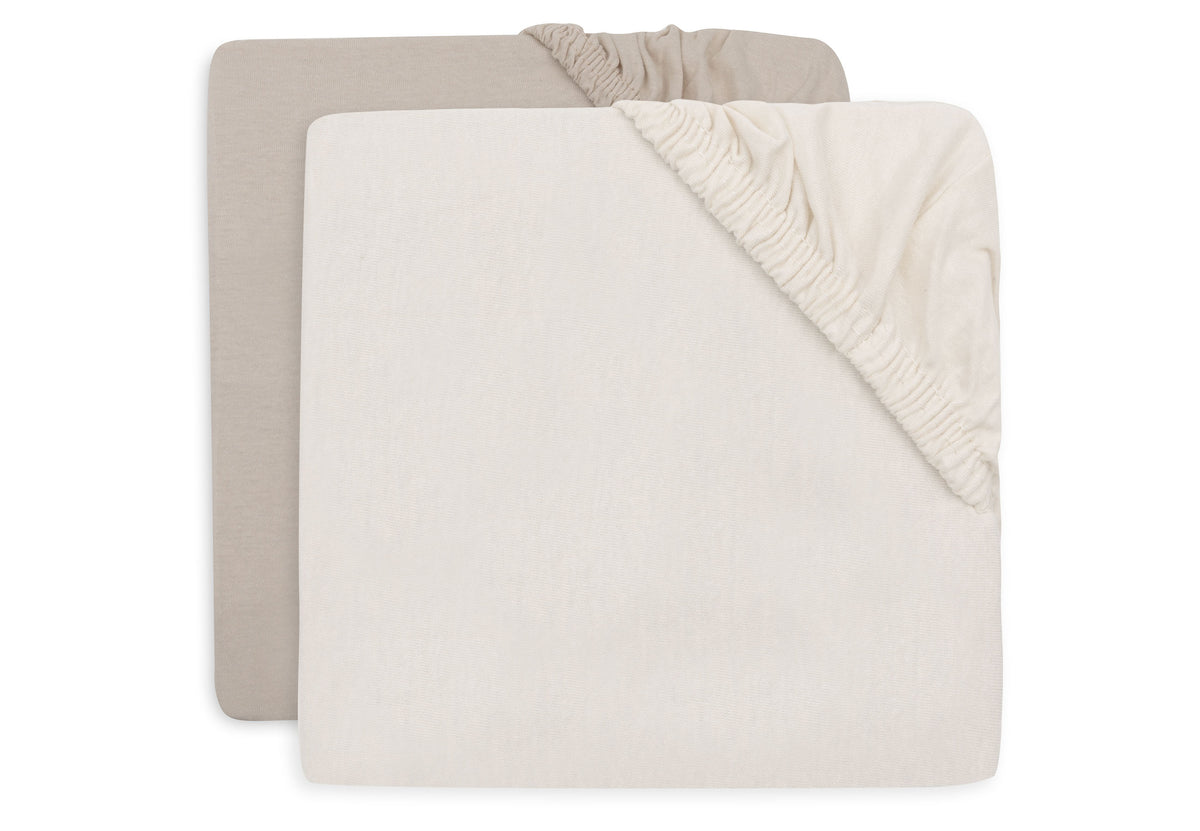 Jollein Jersey Spannbettlaken 60 x 120cm Doppelpack