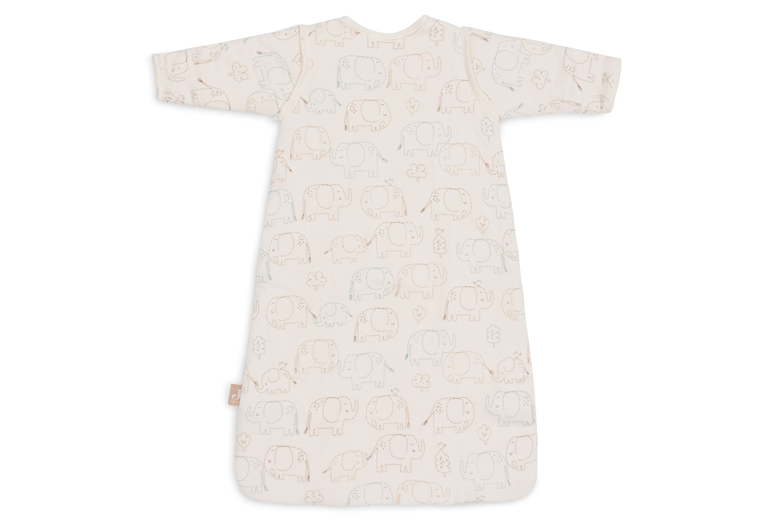 Jollein Schlafsack mit abnehmbaren Ärmeln Elephant Tales