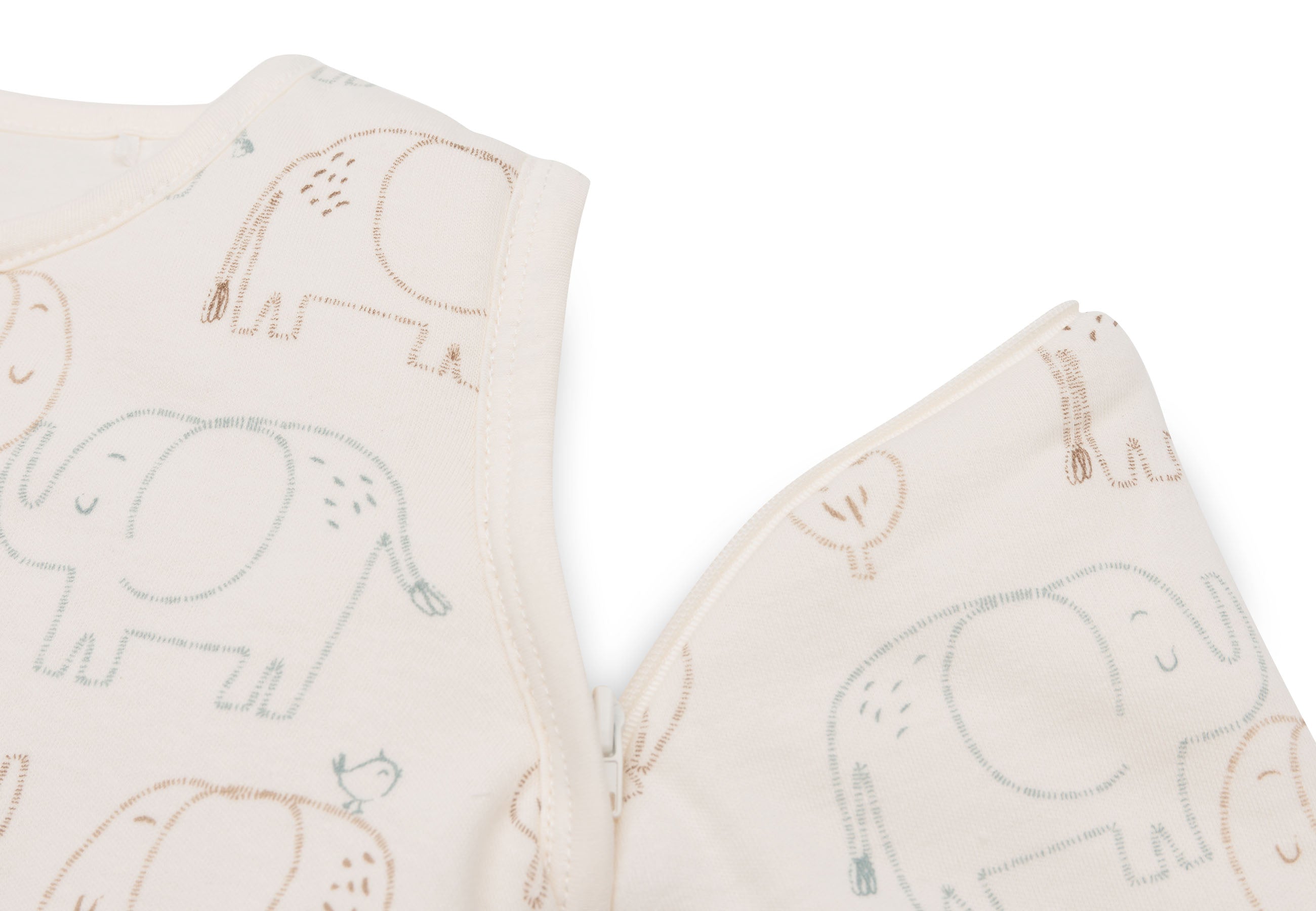 Jollein Schlafsack mit abnehmbaren Ärmeln Elephant Tales