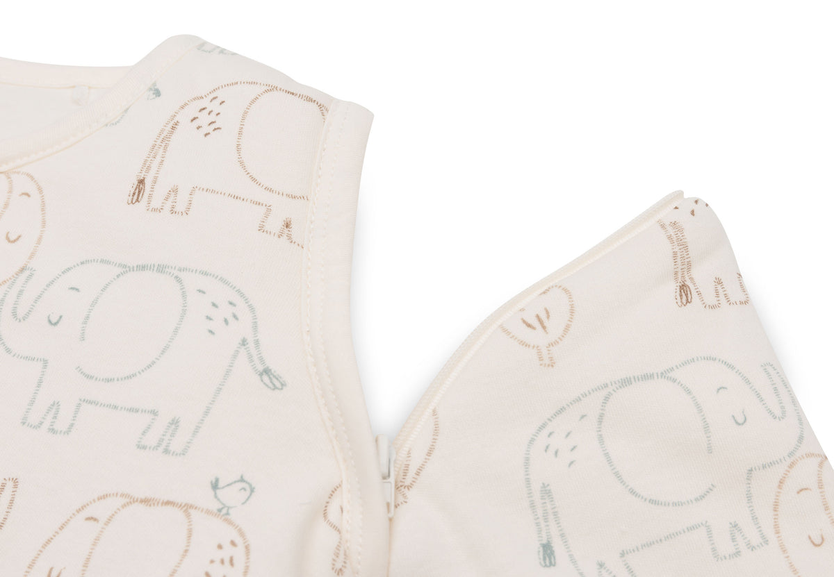Jollein Schlafsack mit abnehmbaren Ärmeln Elephant Tales
