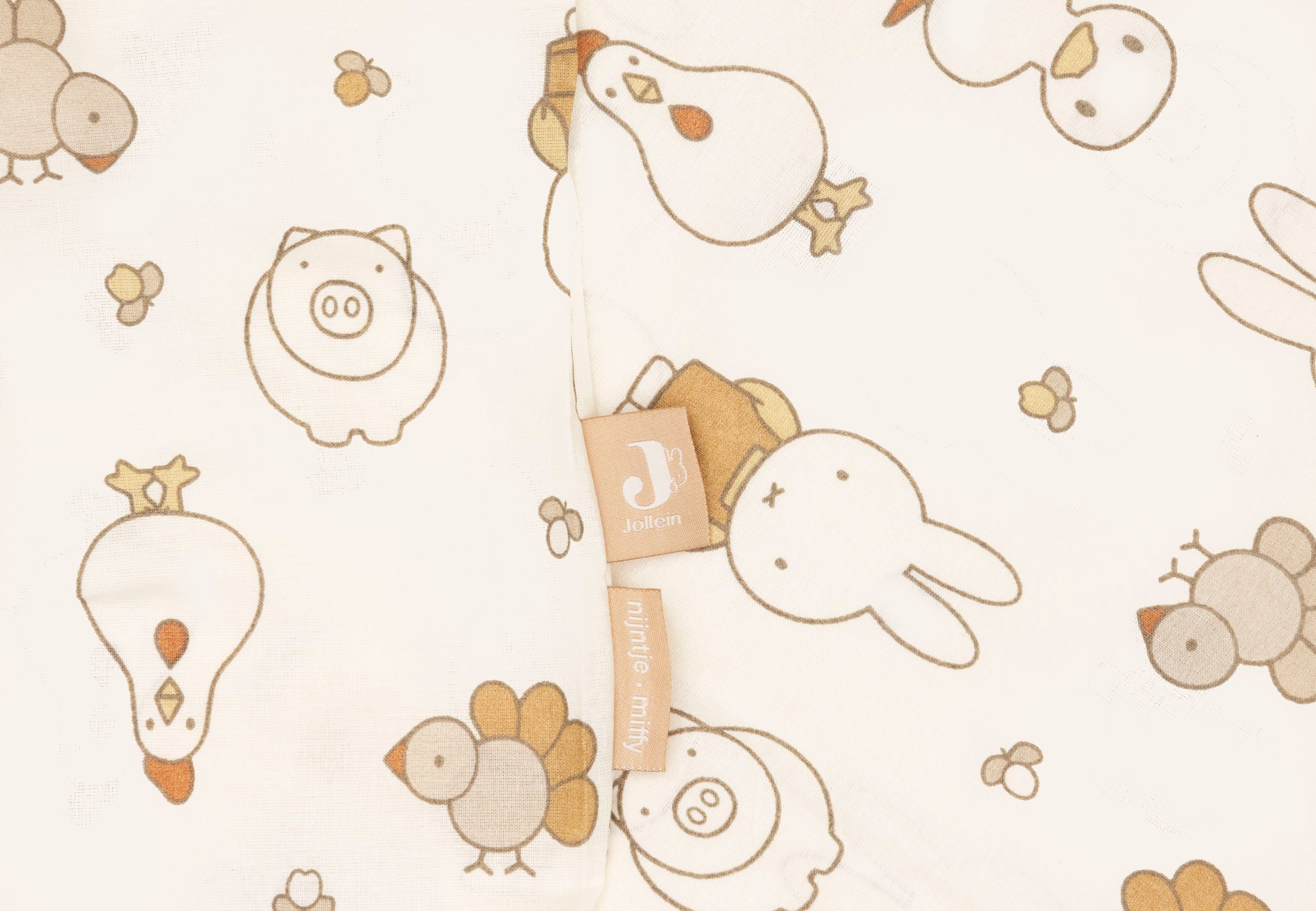 Jollein Bettwäsche 100 x 140 cm Miffy Family Farm