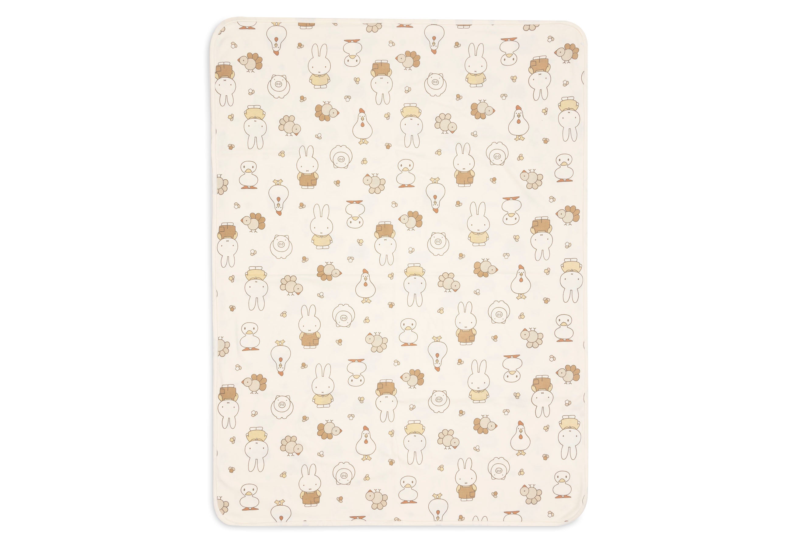 Jollein Babydecke 75 x 100 Jersey Miffy Family Farm