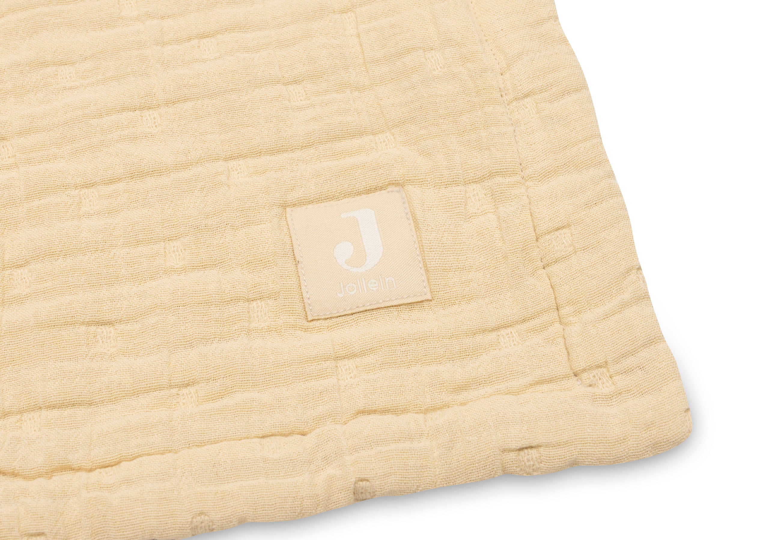 Jollein Babydecke 75 x 100 Jacquard Vanilla GOTS