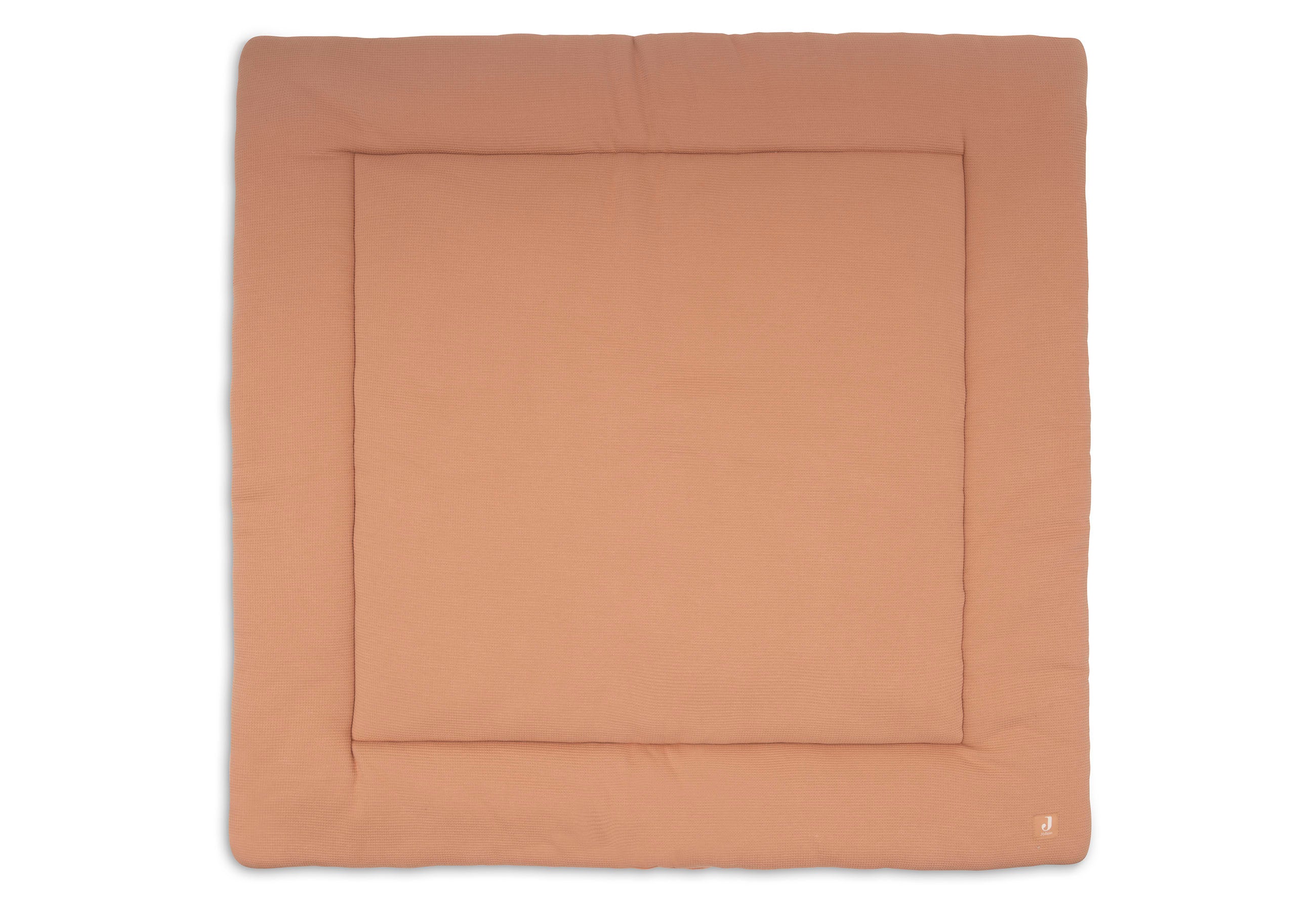 Jollein Krabbeldecke 100 x 100 cm Little Waffle Light Terra/Sand