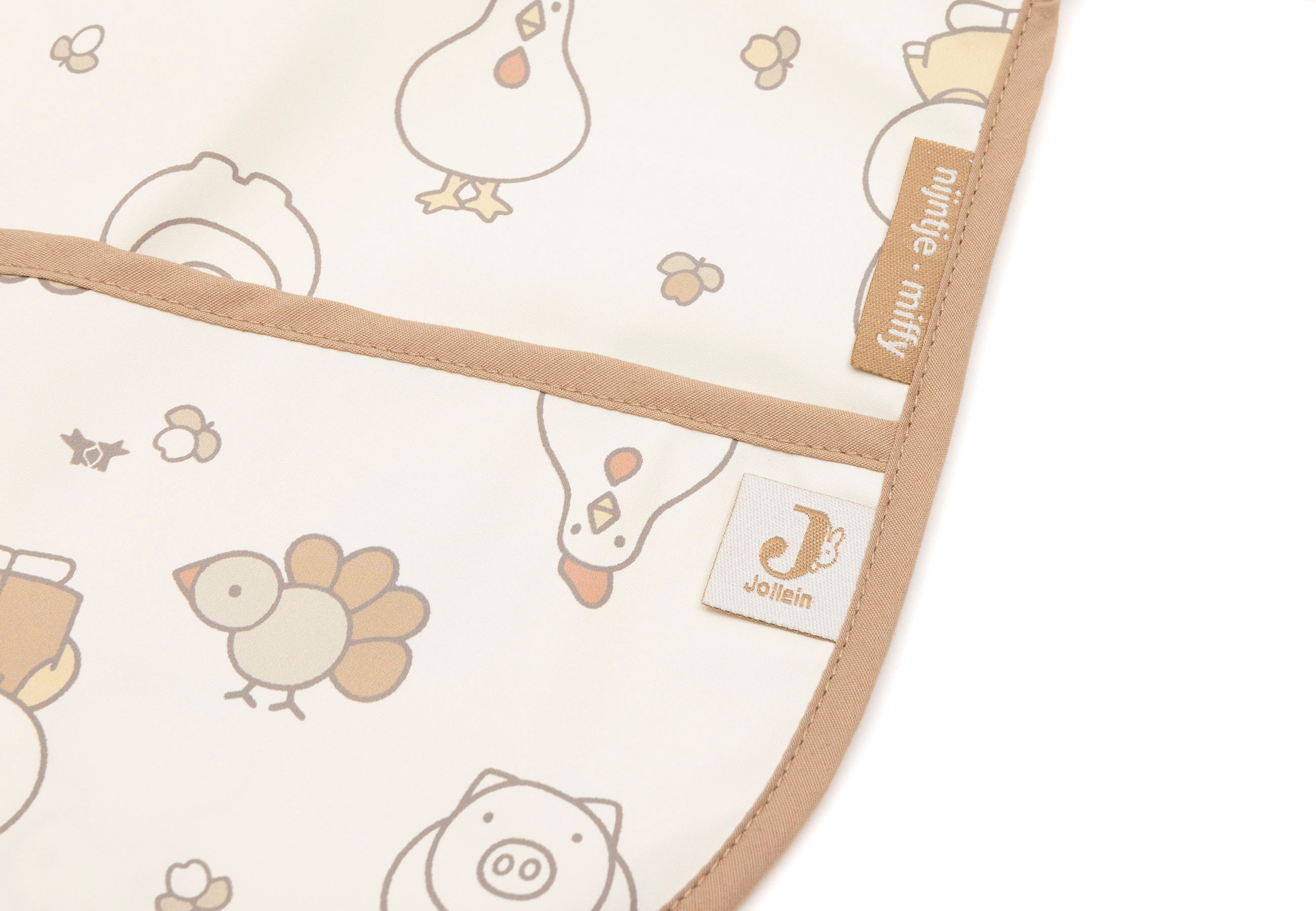 Jollein Lätzchen mit Ärmeln Wasserdicht Miffy Family Farm