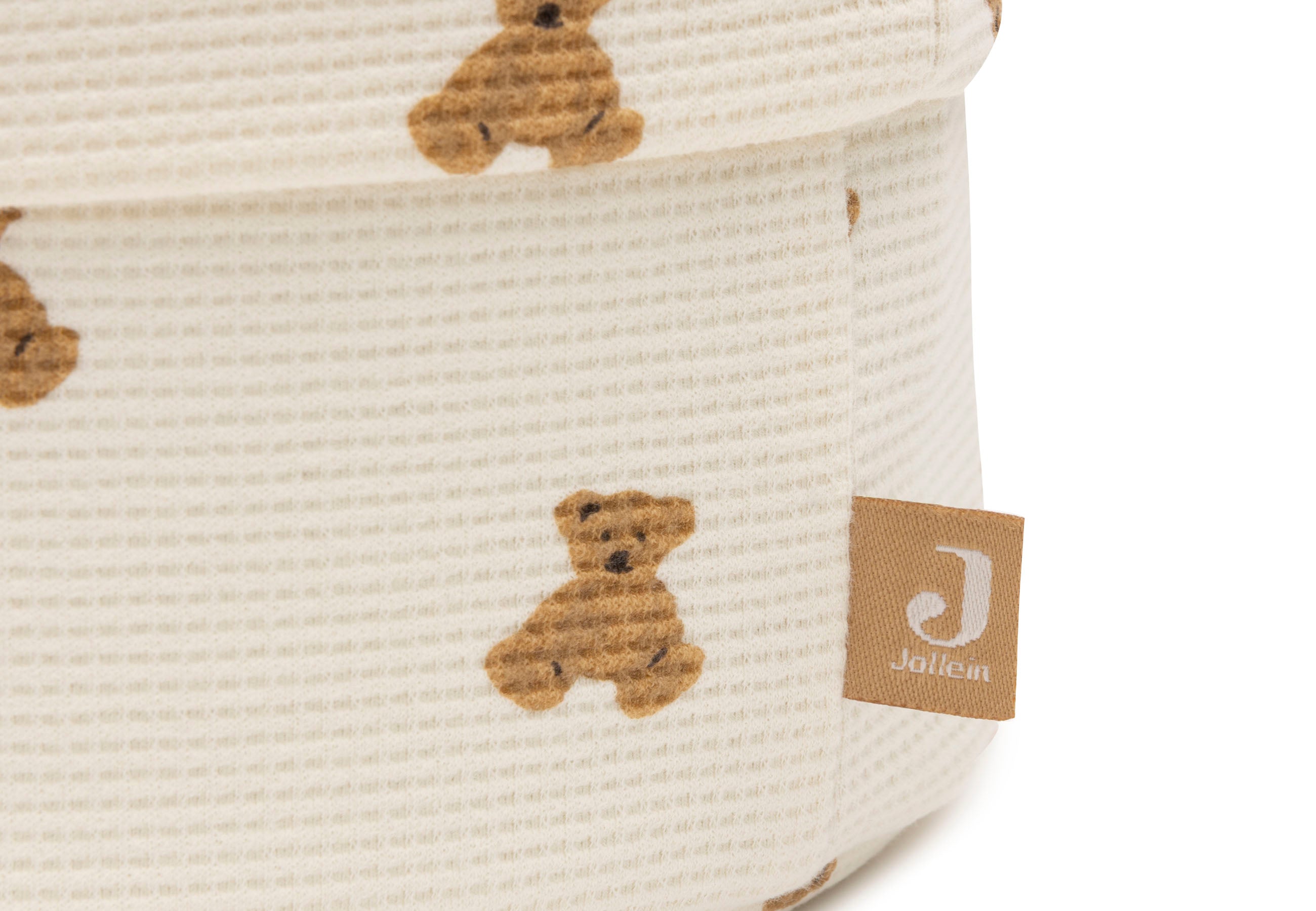 Jollein Pflegekörbchen Mini Teddy Bear Little Waffle