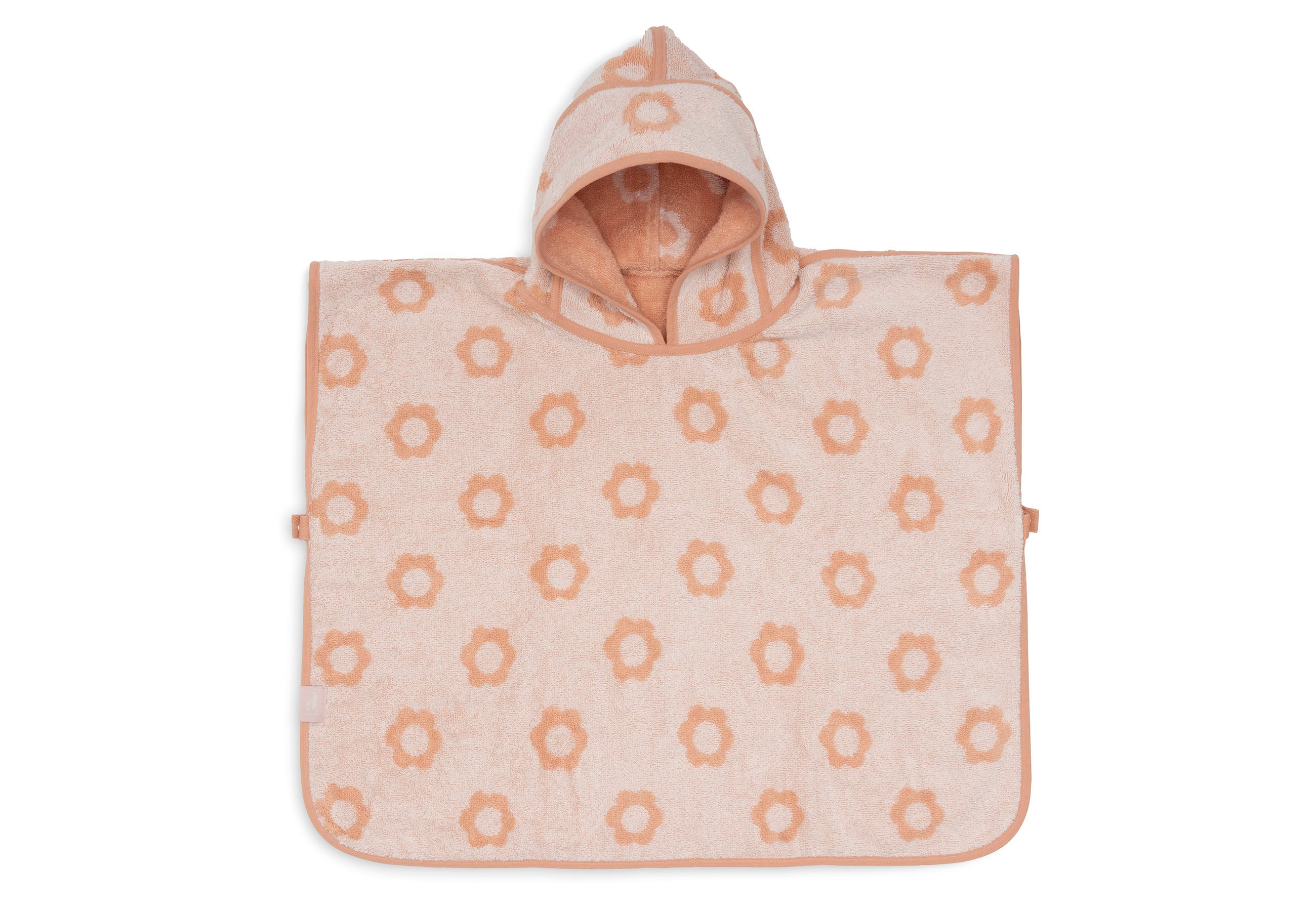 Jollein Badeponcho Jacquard Flower Reversible