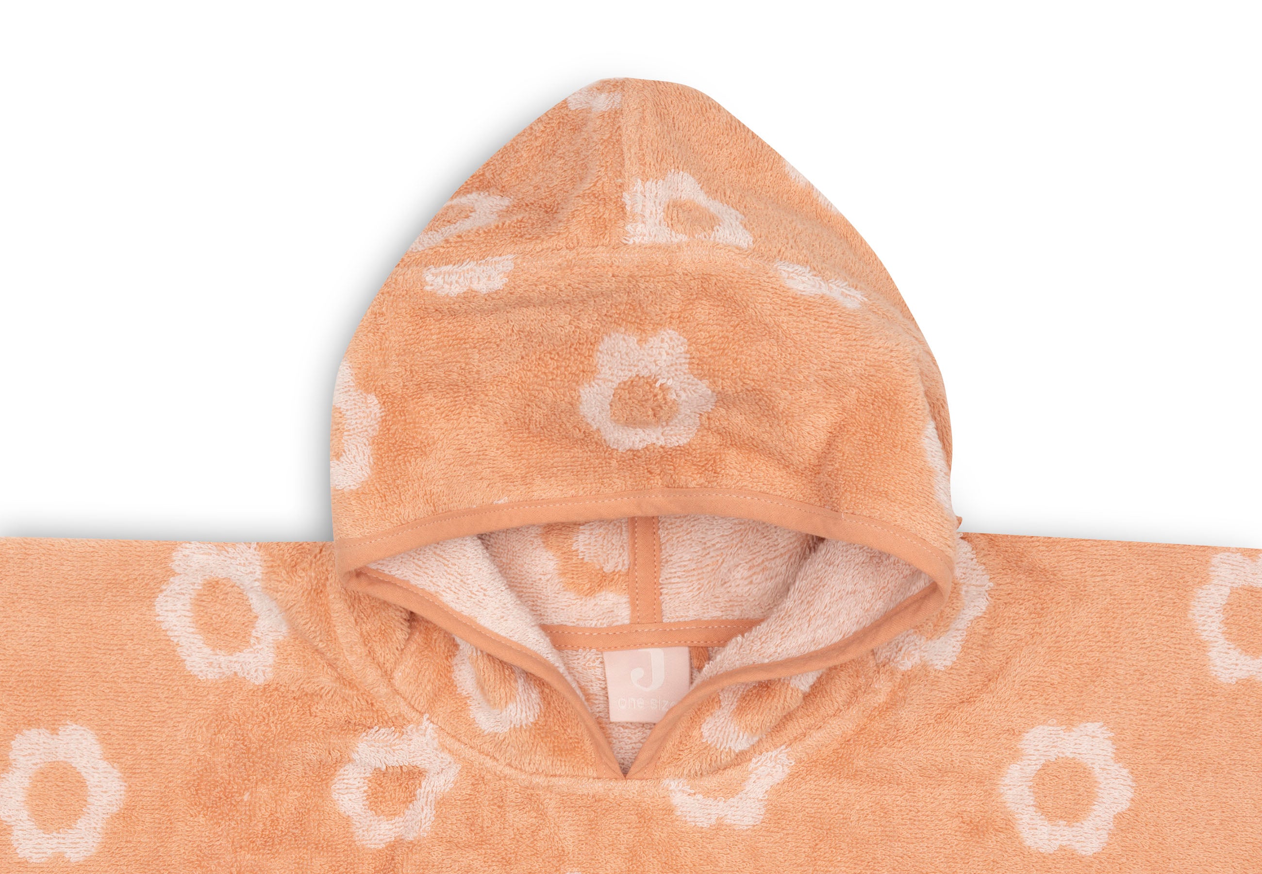Jollein Badeponcho Jacquard Flower Reversible