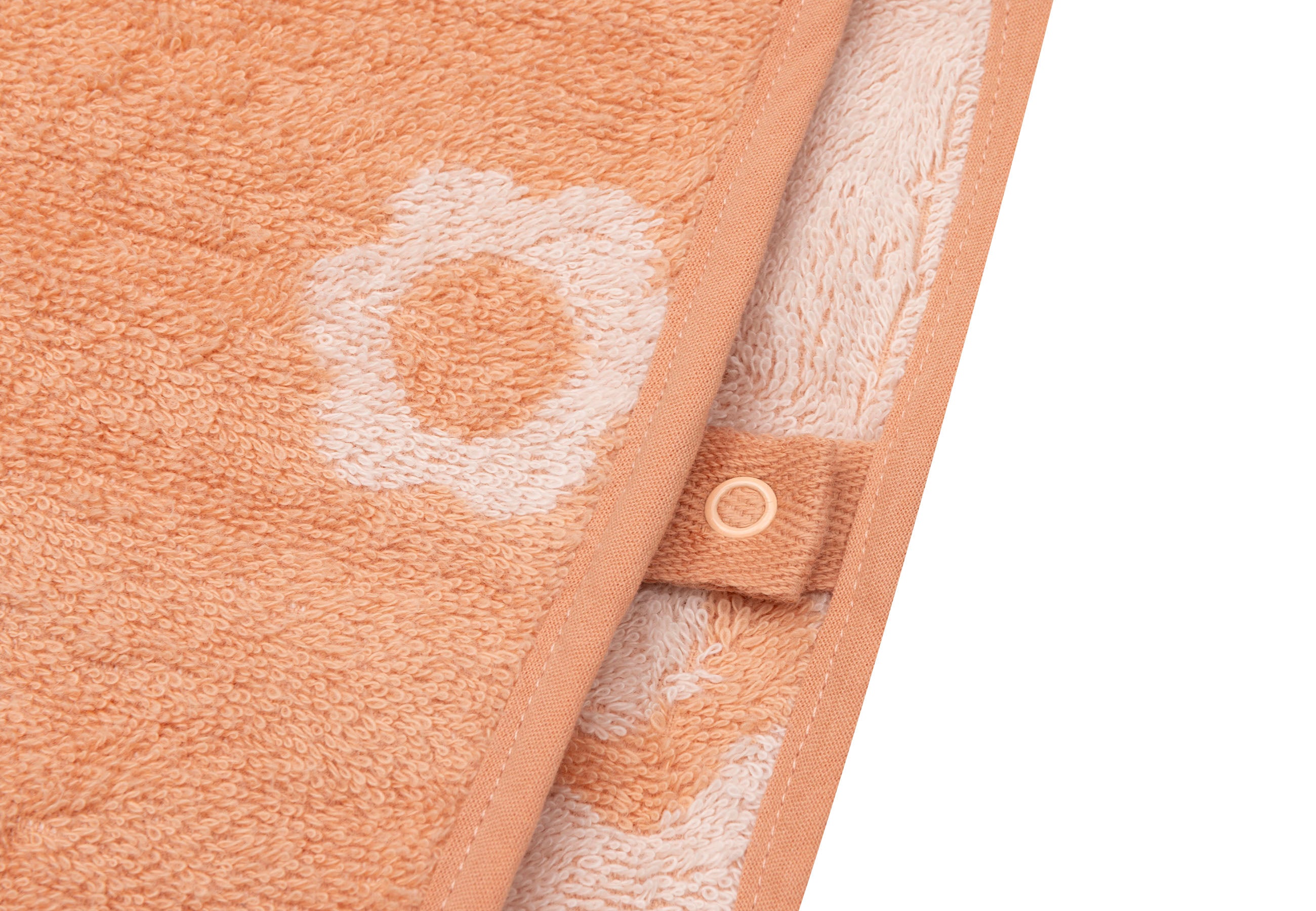 Jollein Badeponcho Jacquard Flower Reversible