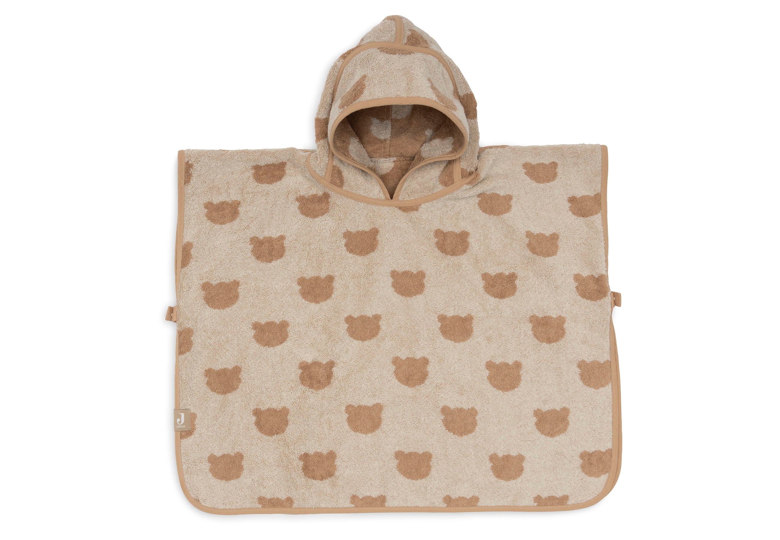 Jollein Badeponcho Jacquard Teddy Bear Reversible