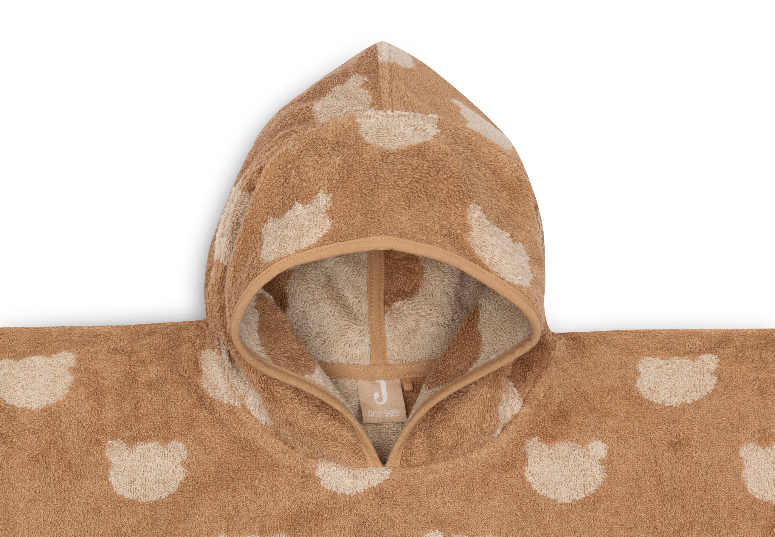Jollein Badeponcho Jacquard Teddy Bear Reversible