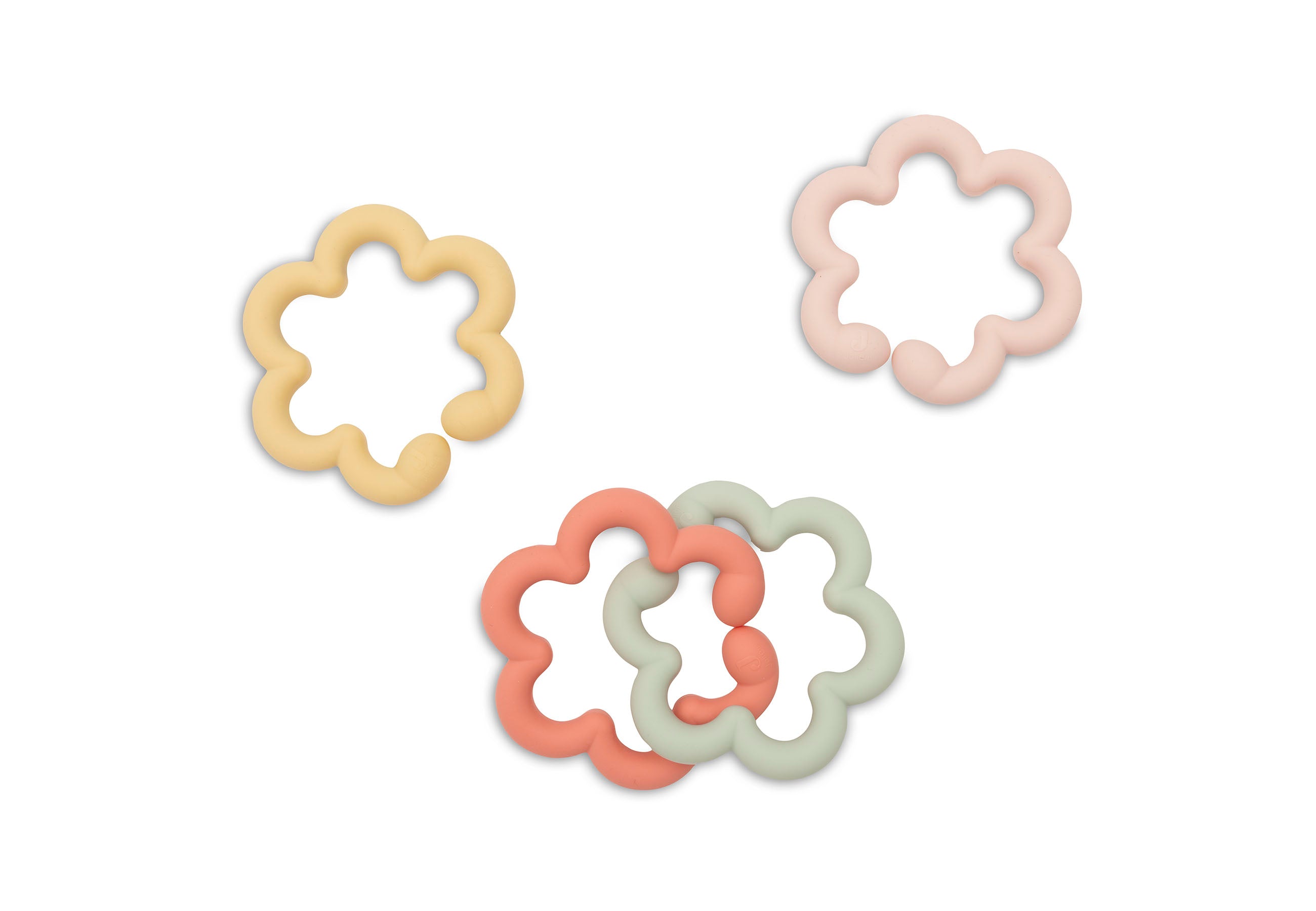 Jollein Spielringe Silikon Flowers