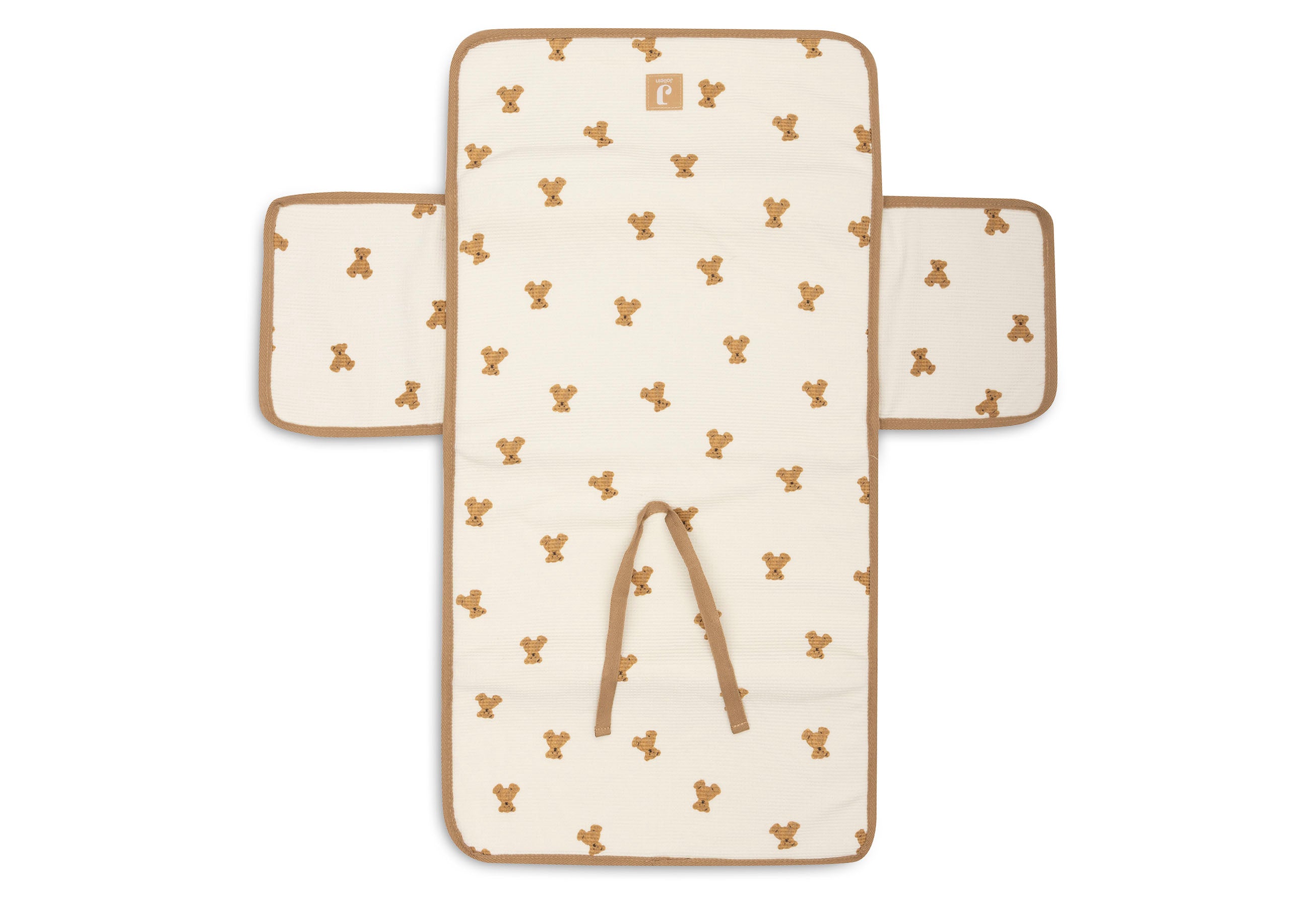Jollein Wickelunterlage Mini Teddy Bear Little Waffle