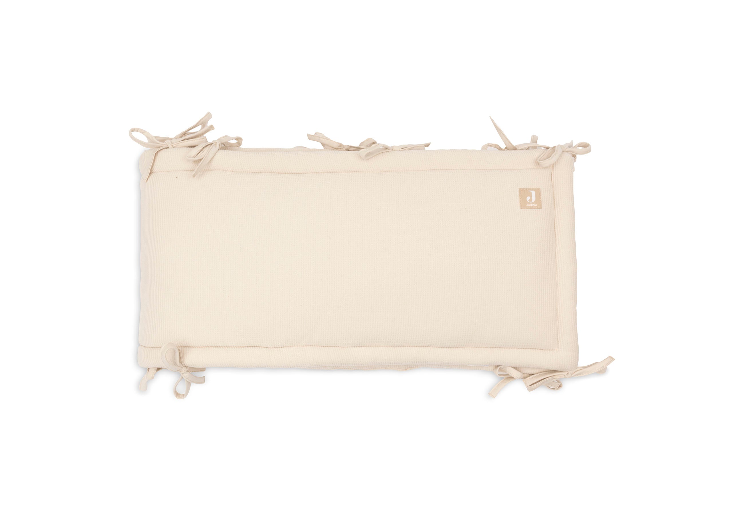 Jollein Bettumrandung/Laufgitterumrandung 180 x 30 cm Little Waffle Sand
