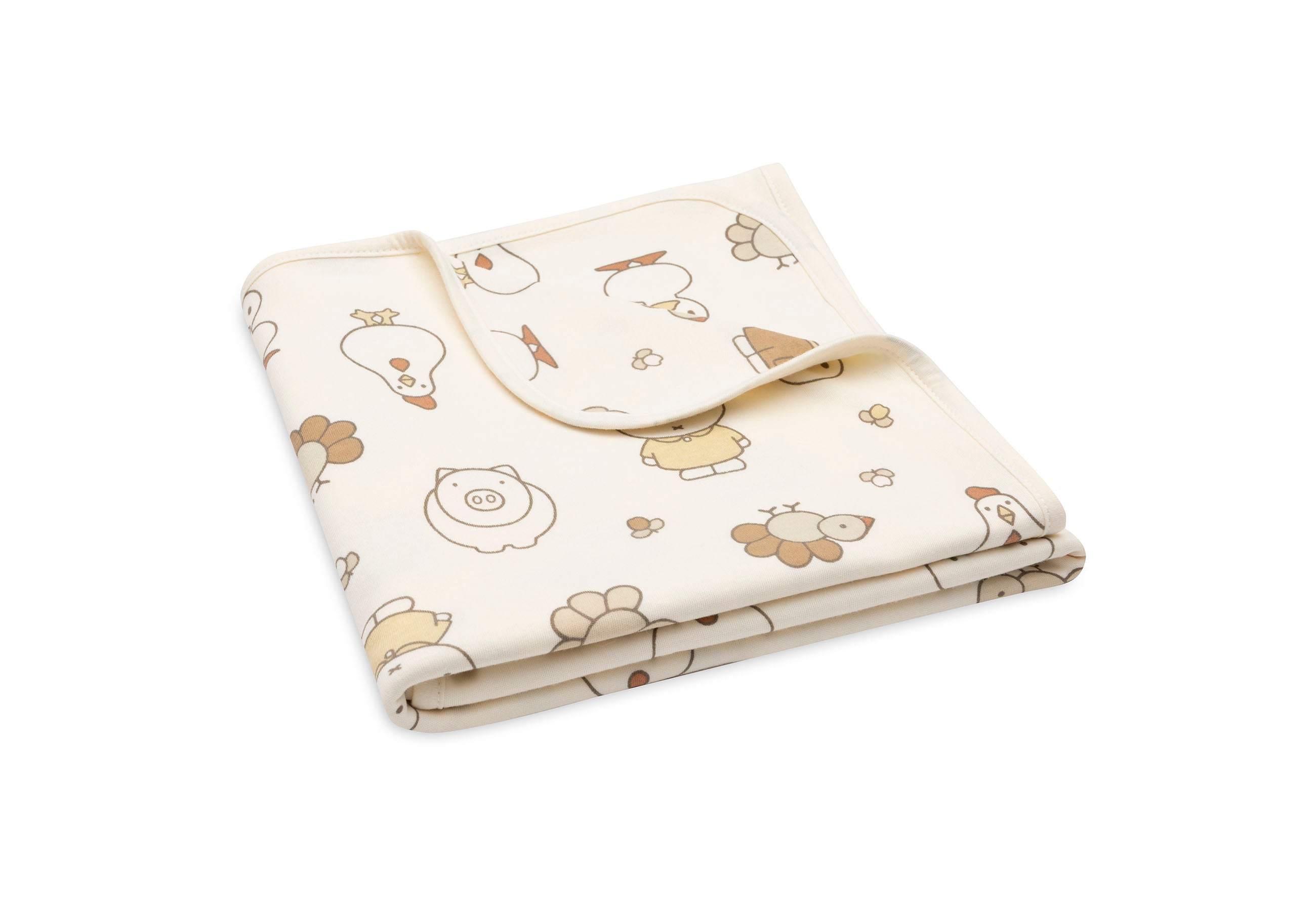 Jollein Babydecke 75 x 100 Jersey Miffy Family Farm