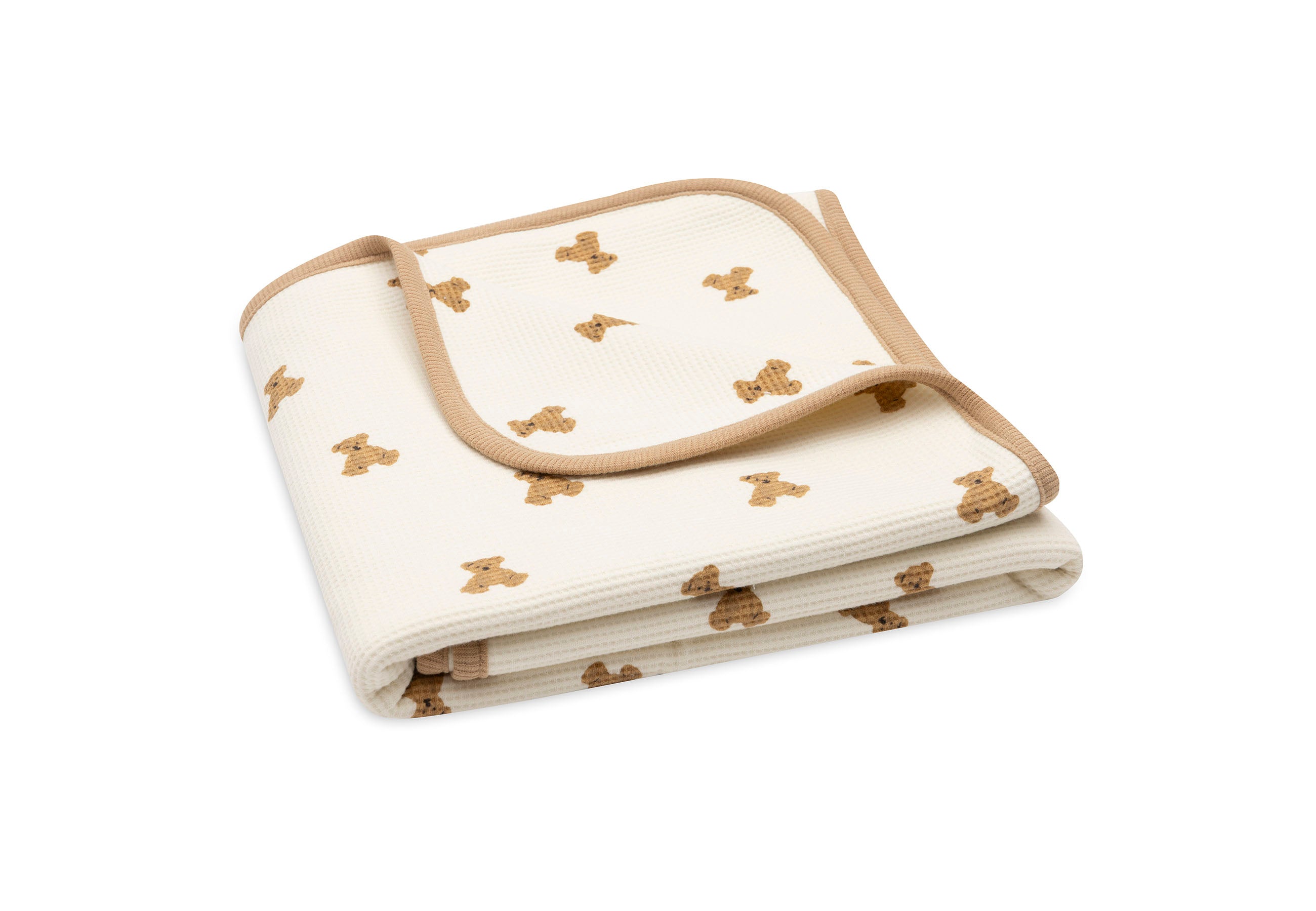 Jollein Babydecke 75 x 100 Mini Teddy Bear Little Waffle