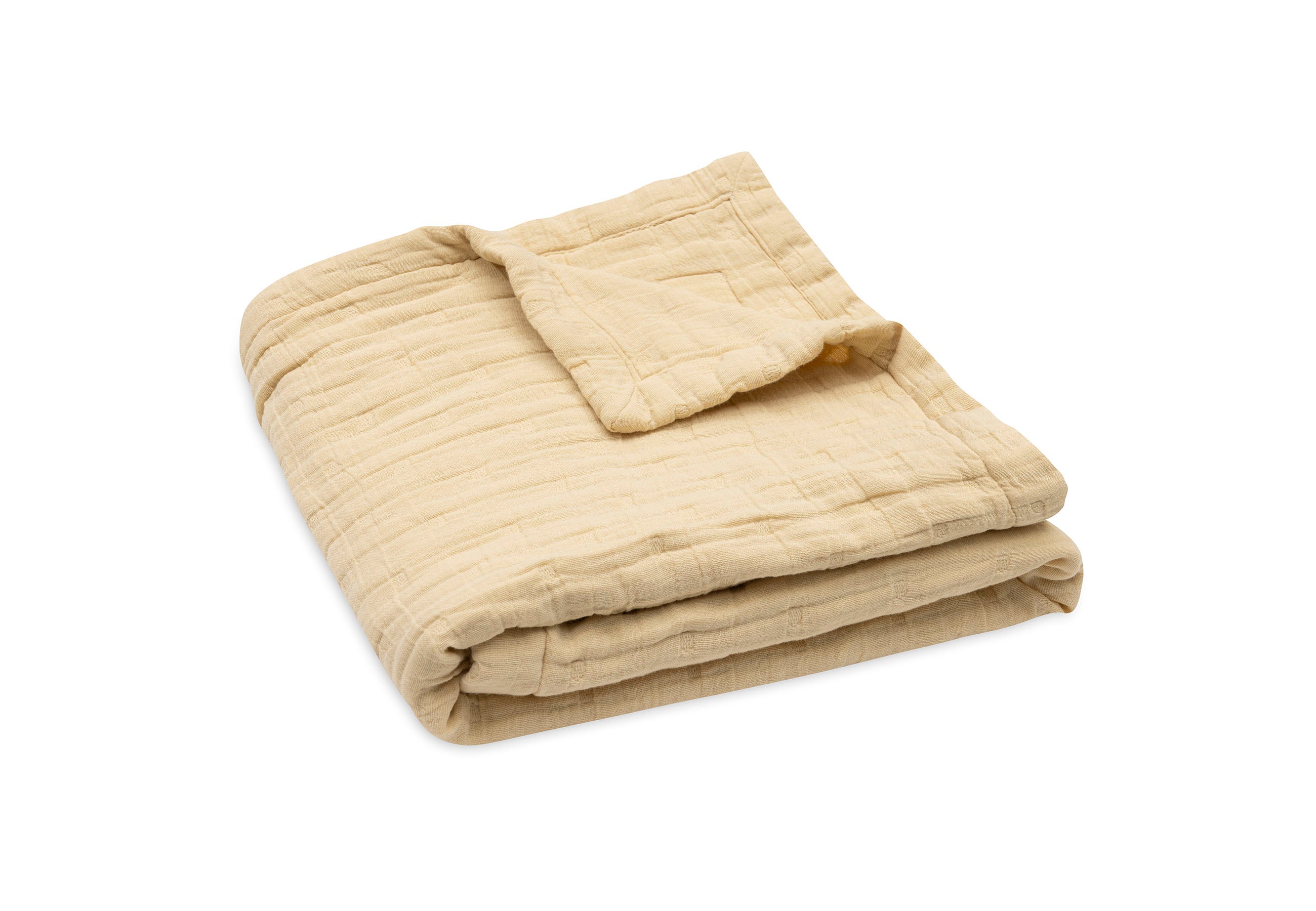 Jollein Babydecke 75 x 100 Jacquard Vanilla GOTS