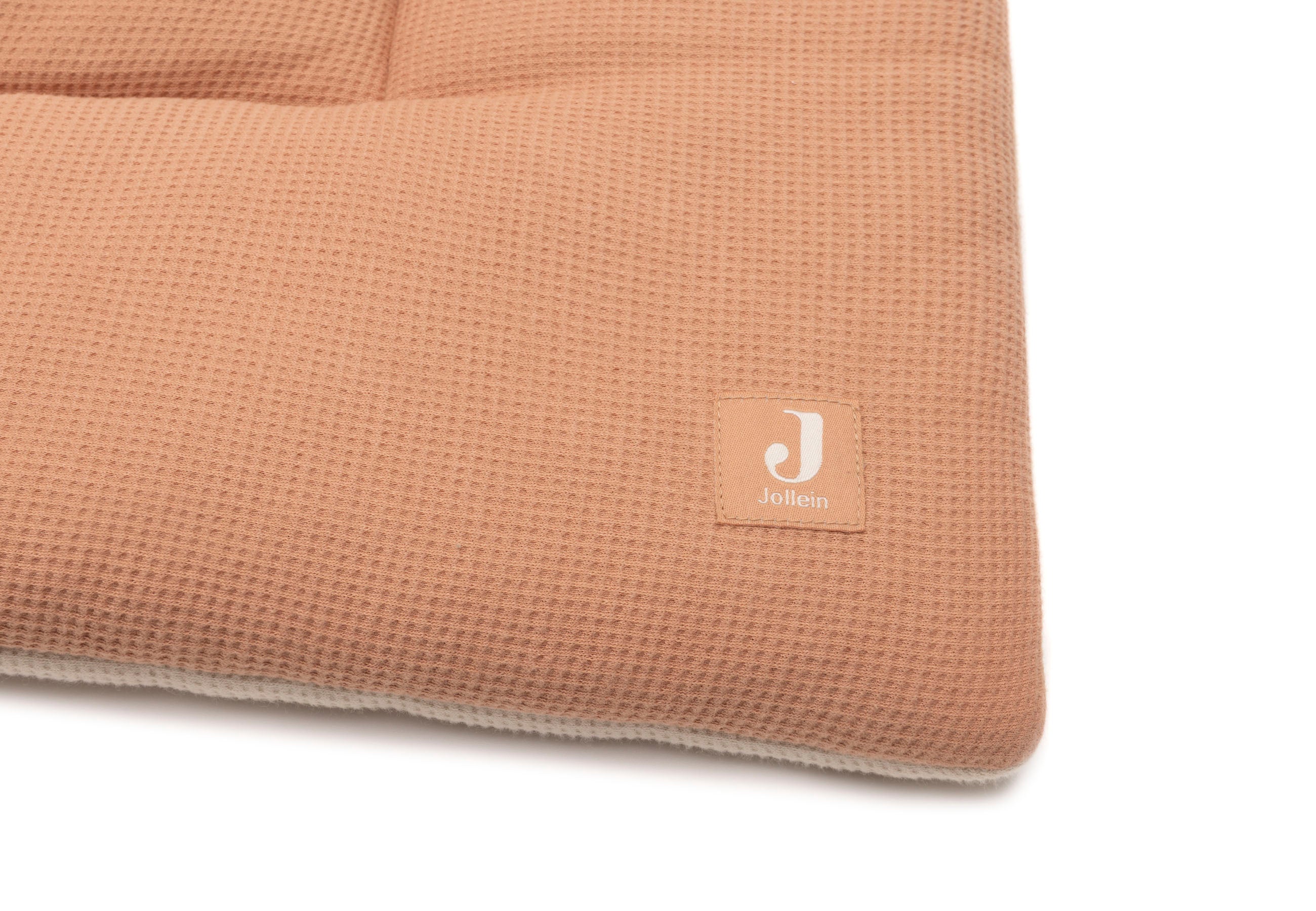 Jollein Krabbeldecke 75 x 95 cm Little Waffle Light Terra/Sand
