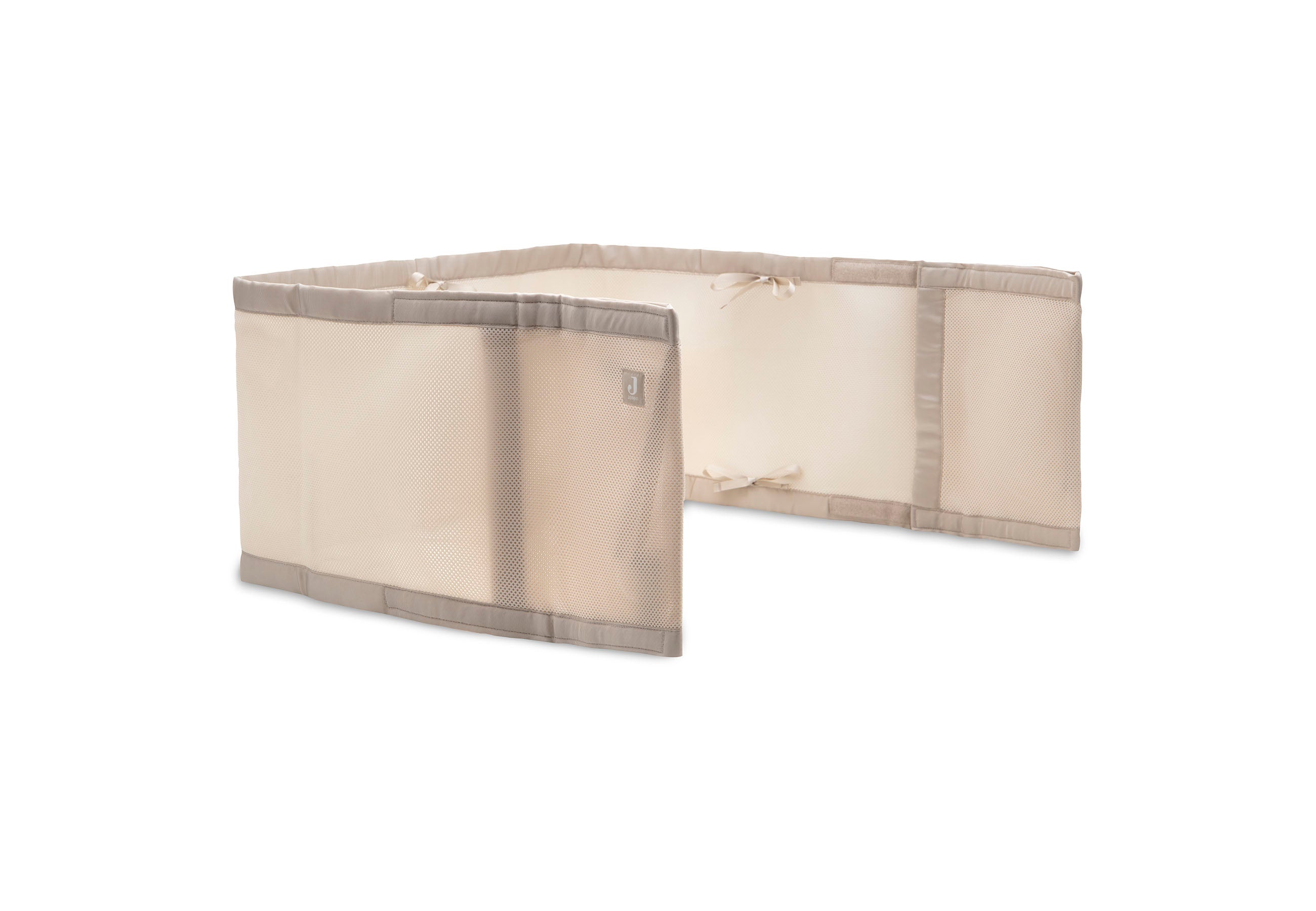 Jollein Bettumrandung/Laufgitterumrandung 220 x 30 cm Mesh Sand