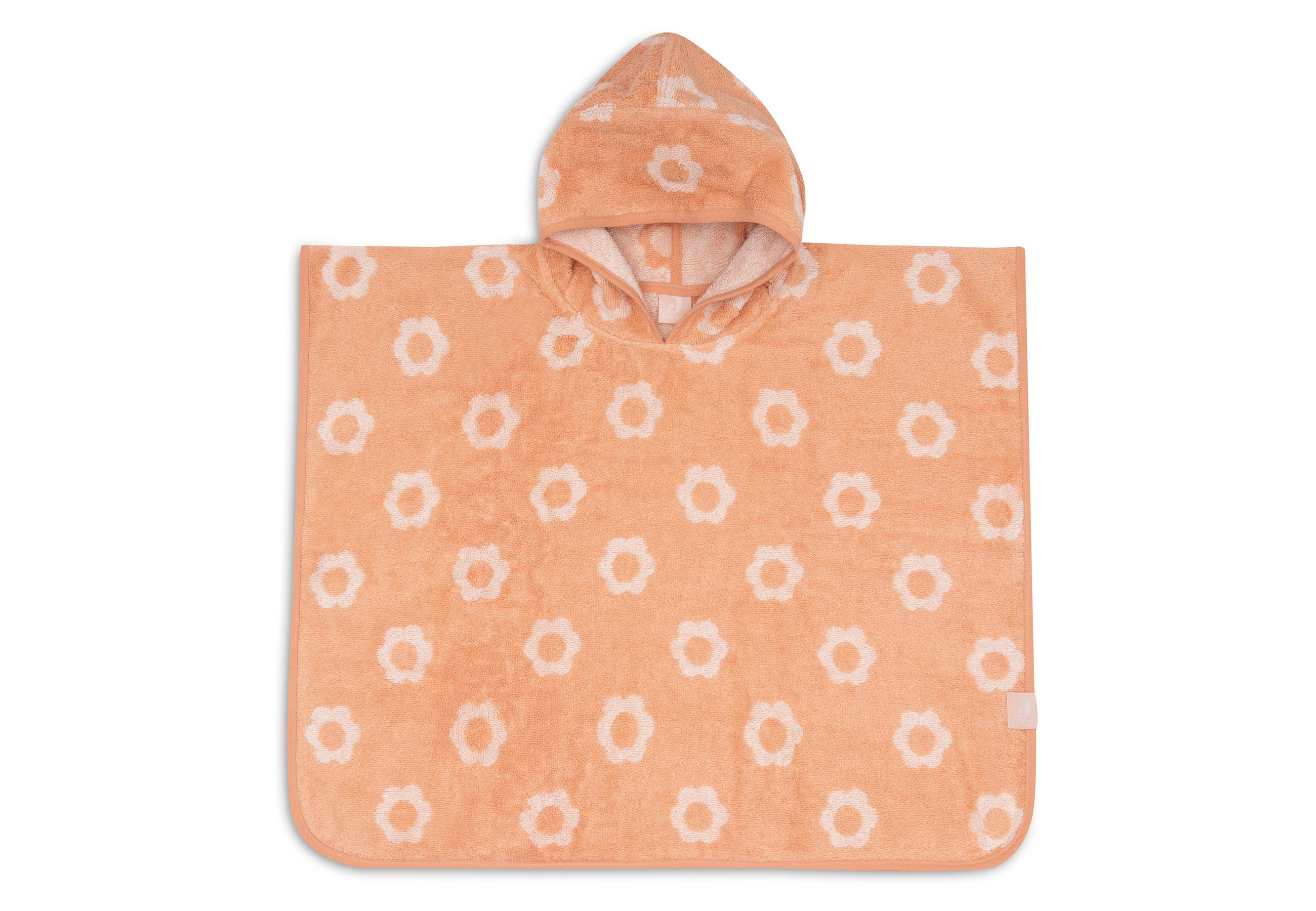 Jollein Badeponcho Jacquard Flower Reversible